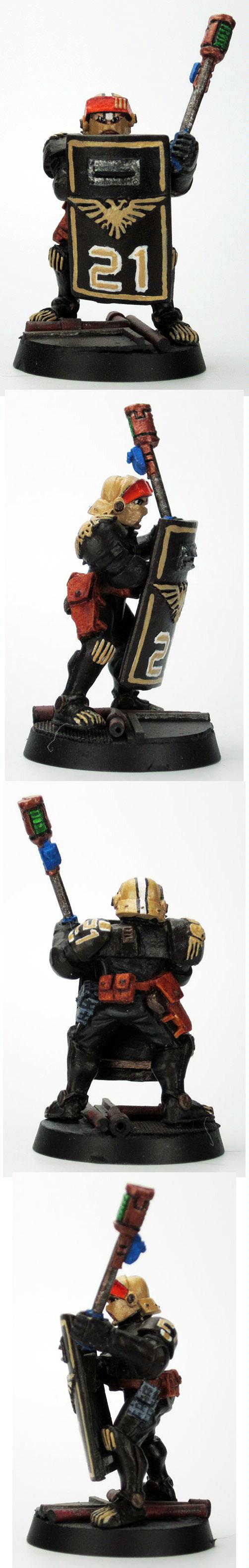 Adeptus Arbites, Enforcer, Games Workshop, Gang, Ganger, Necromunda