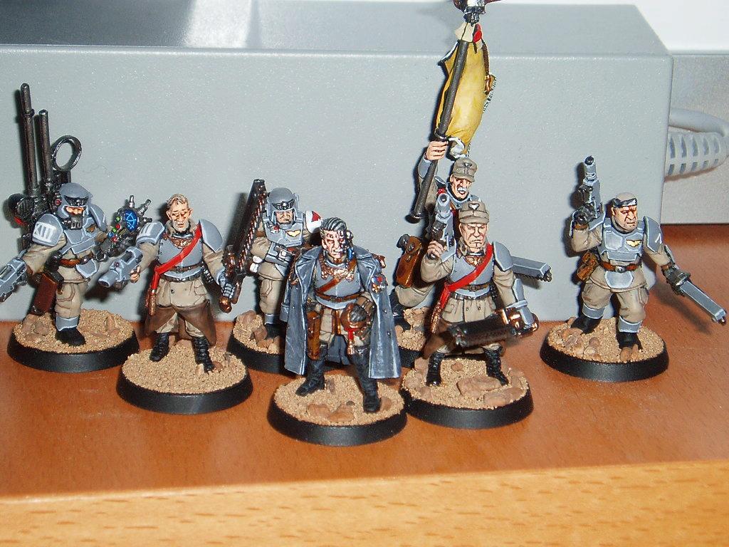 Cadians, Command Squad, Imperial Guard, Officer