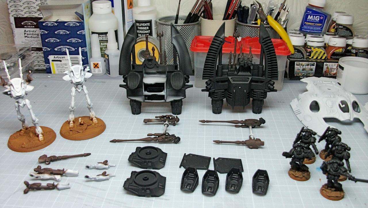 Alaitoc, Eldar, Warhammer 40,000, Work In Progress
