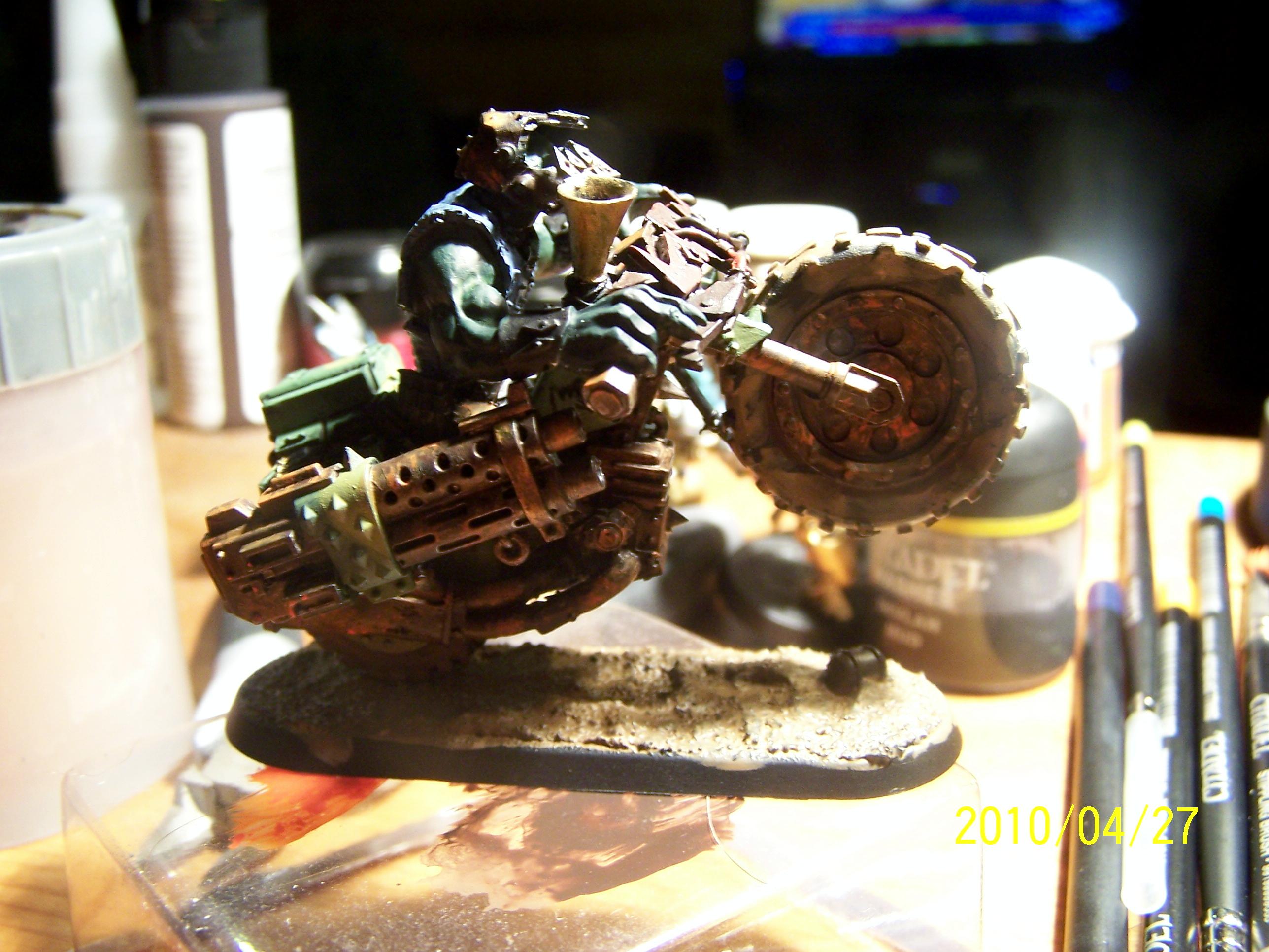Bike, Orks, Nob Biker WIP