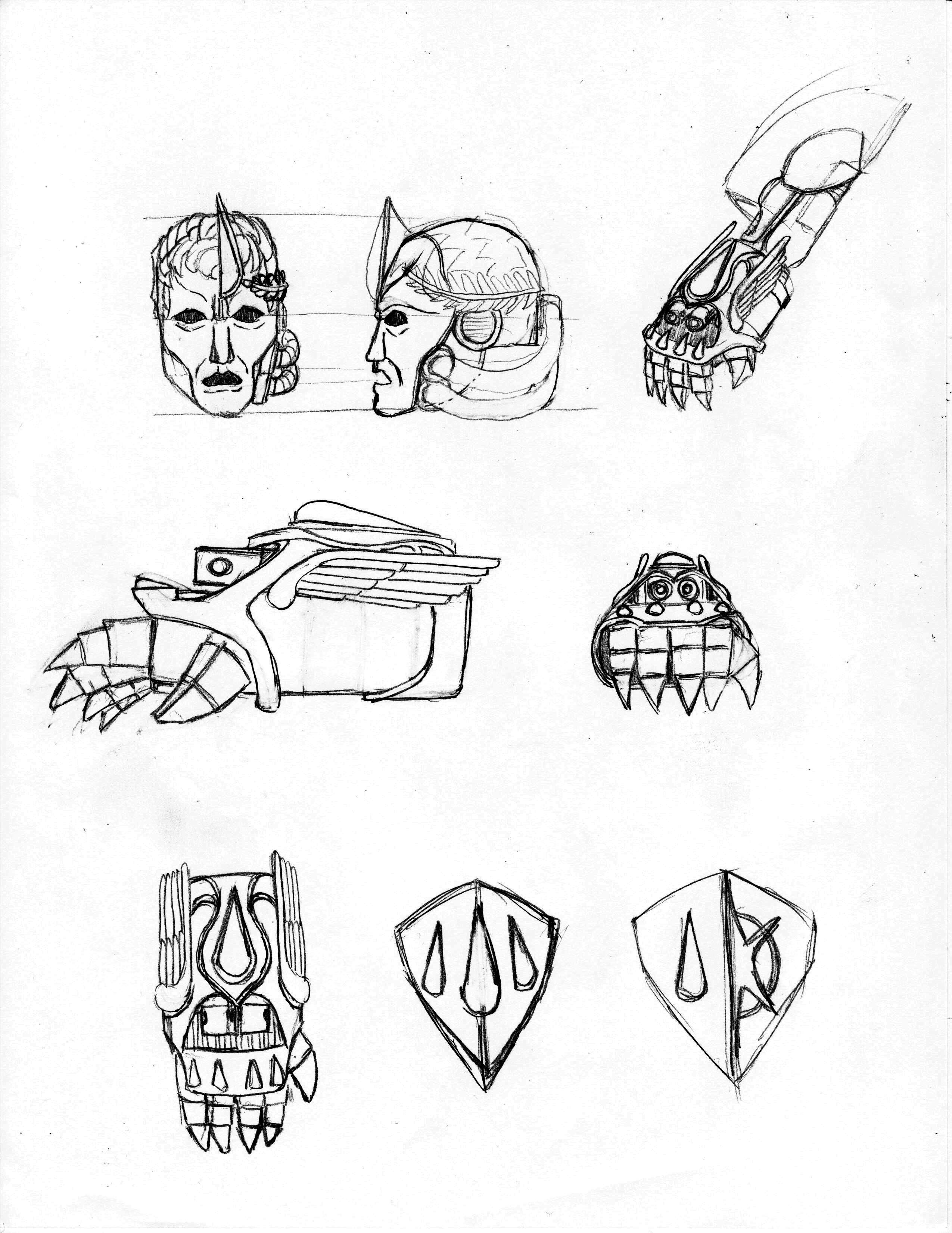 Terminator Dante Concept sketch round 2, pic B