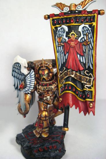 Banner, Blood Angels, Gold, Sanguinary Guard