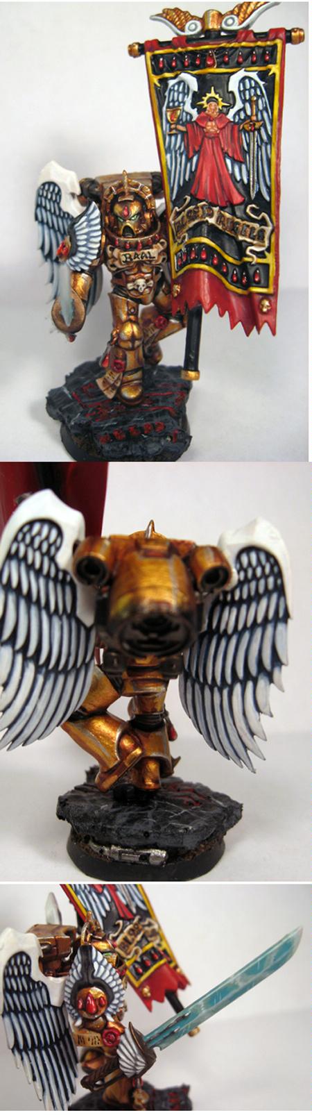 Banner, Blood Angels, Gold, Sanguinary Guard