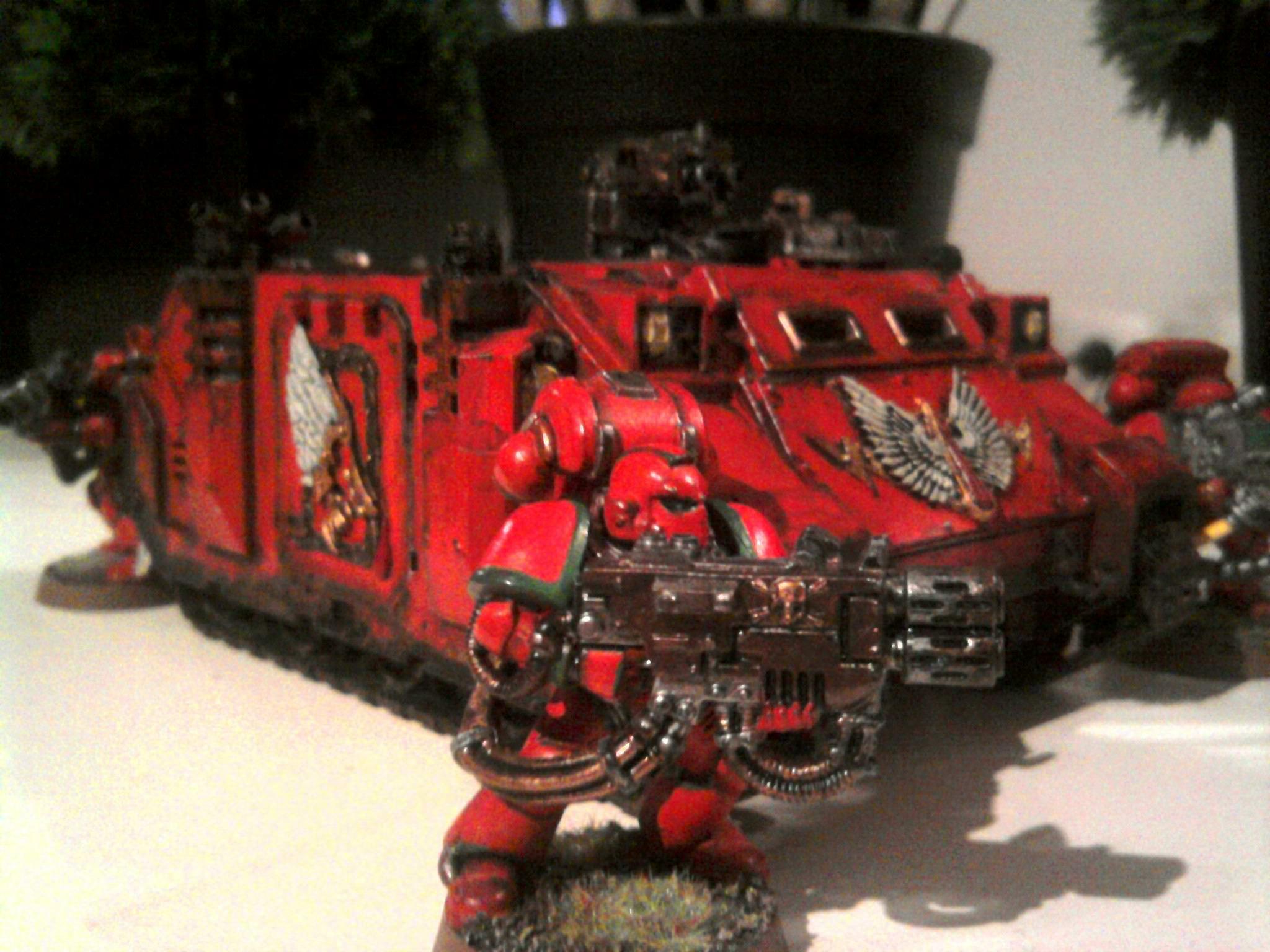 Blood Angels, Conversion, Devastator, Forge World, Rhino, Space Marines