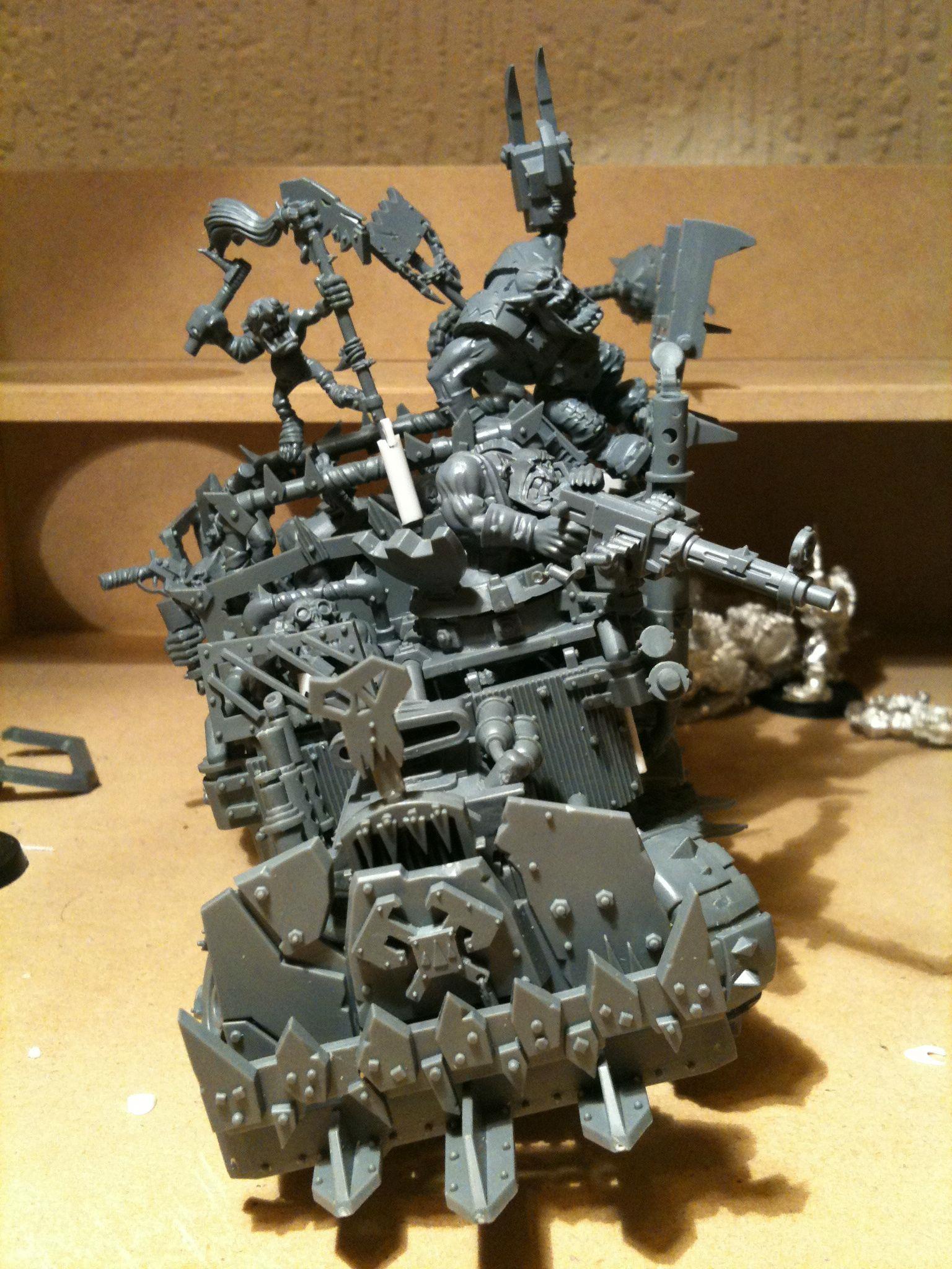 Da Dark Angelz, Orks, Trukk, Work In Progress