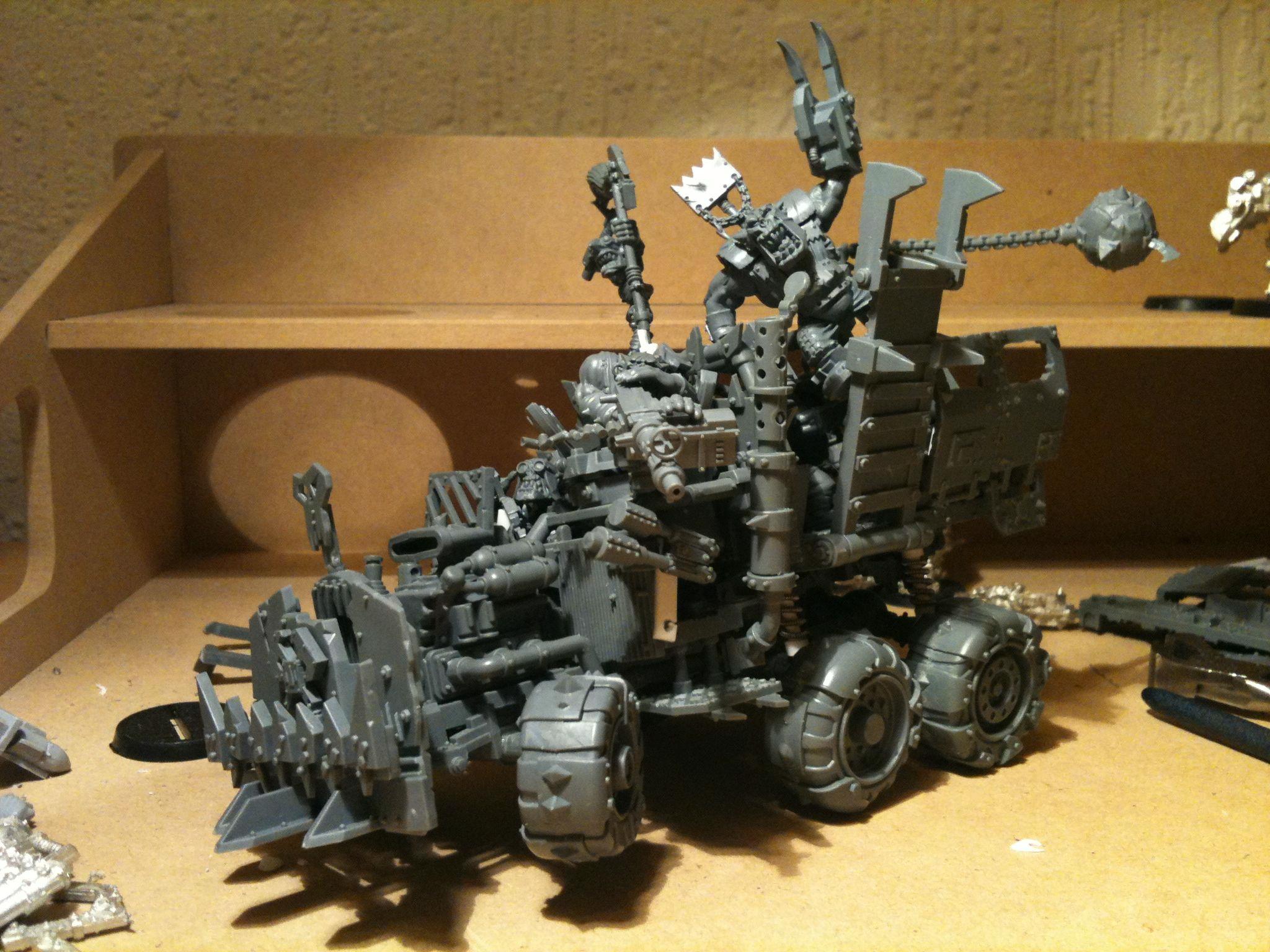 Da Dark Angelz, Orks, Trukk, Work In Progress