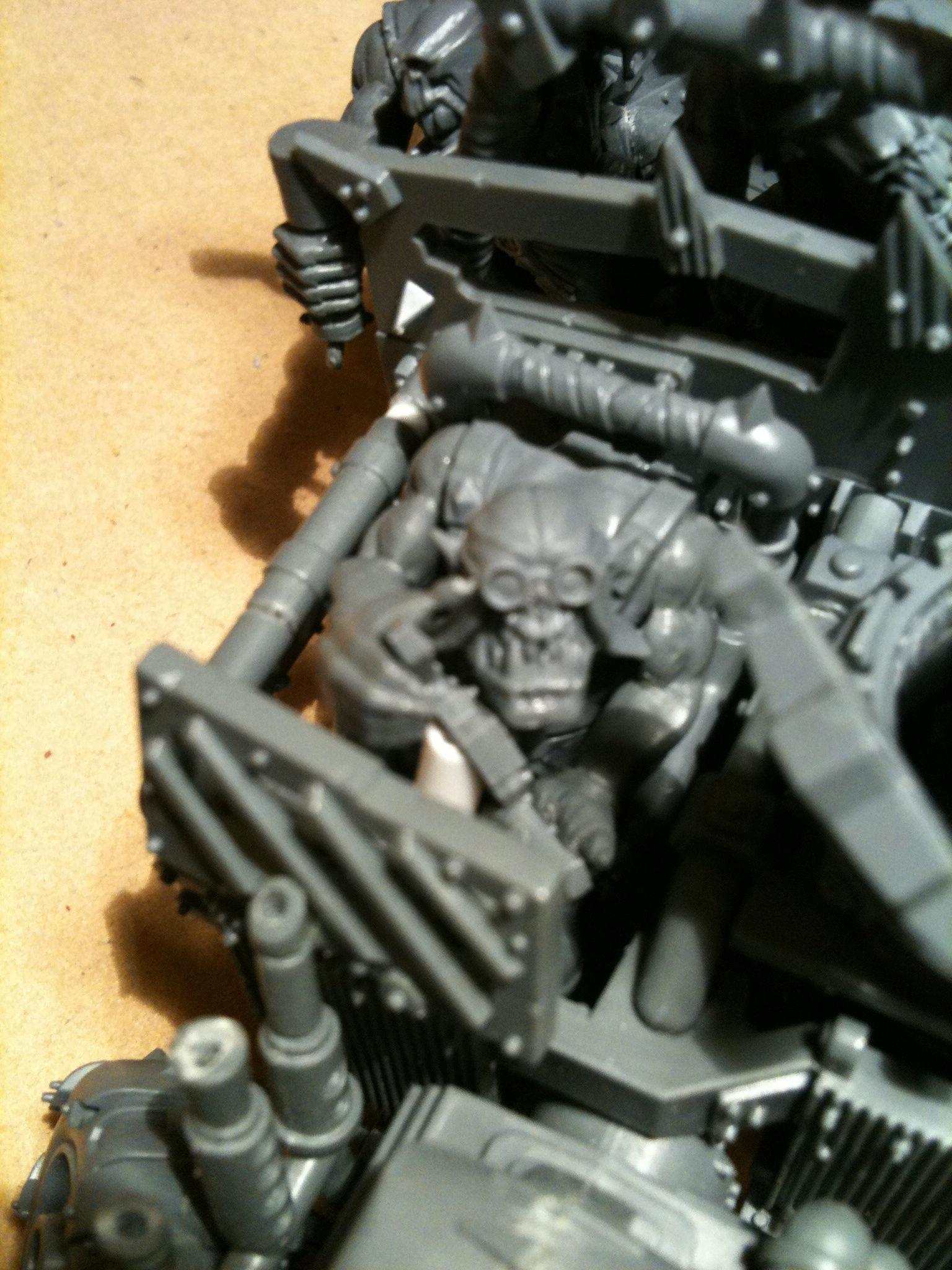 Da Dark Angelz, Orks, Trukk, Work In Progress