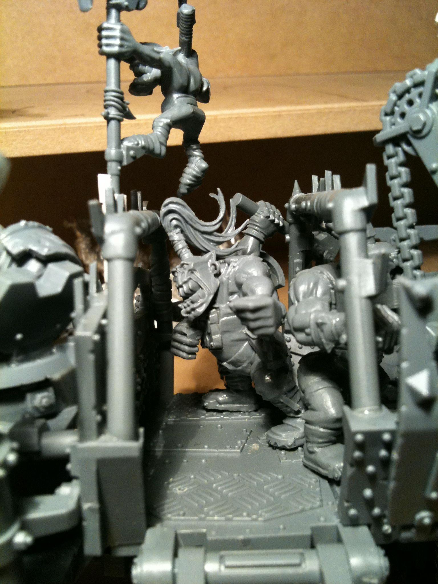 Da Dark Angelz, Orks, Trukk, Work In Progress