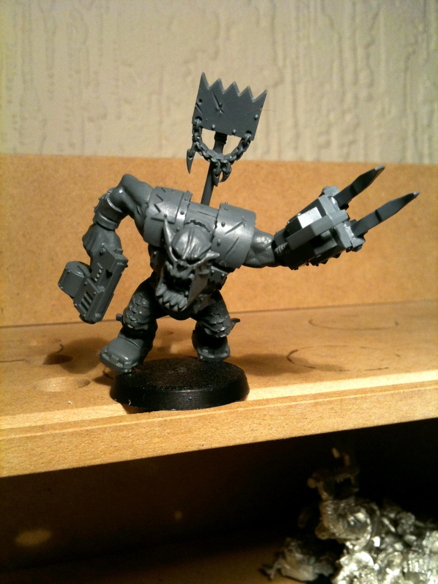 Da Dark Angelz, Nob, Orks, Trukk, Work In Progress