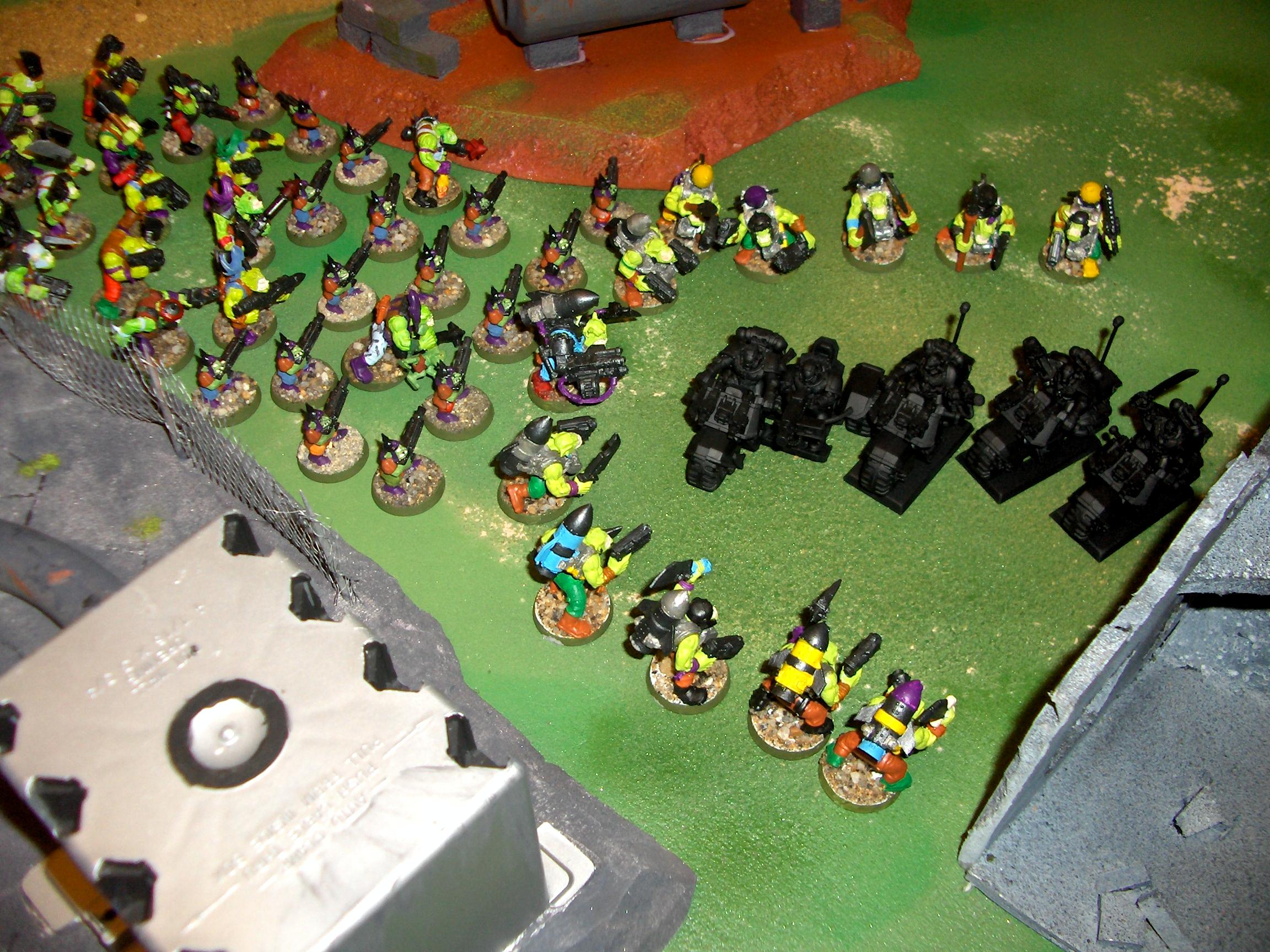 Orks, Space Marines, Warhammer 40,000