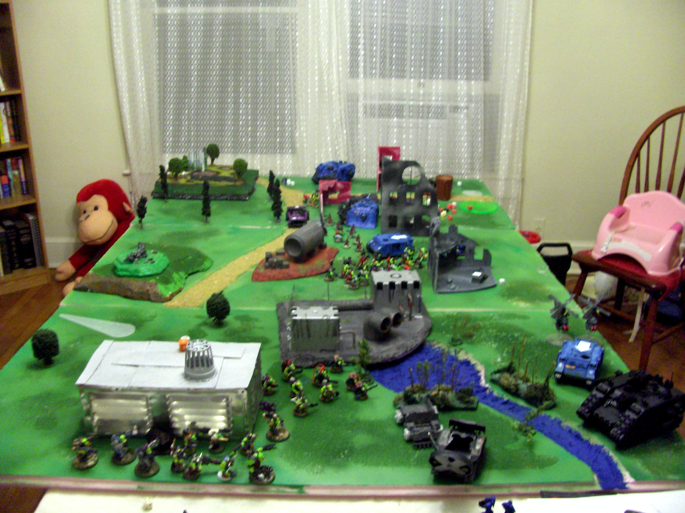Orks, Space Marines, Warhammer 40,000