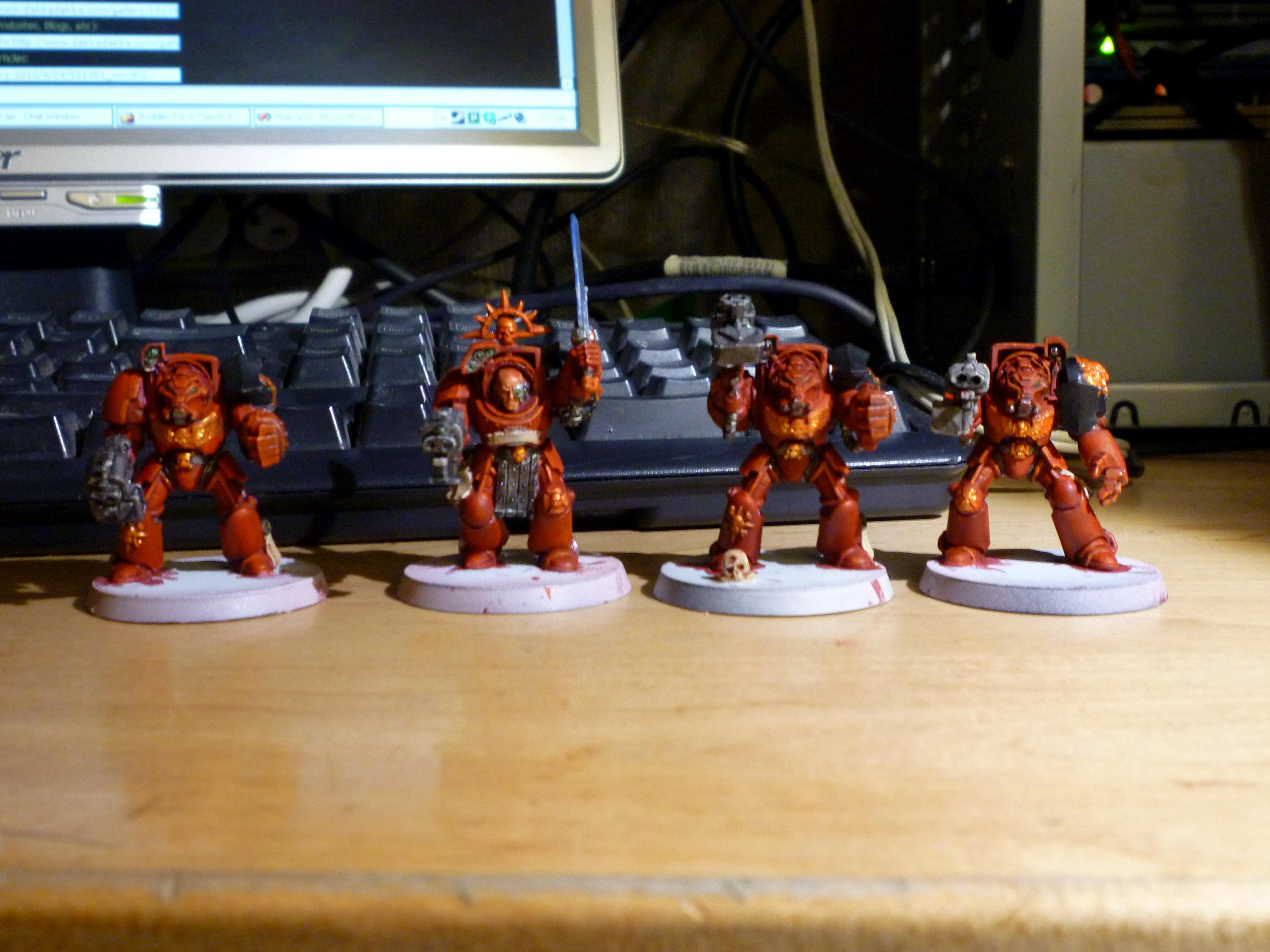 Blood Angels, Space Marines, Terminator Armor, Warhammer 40,000