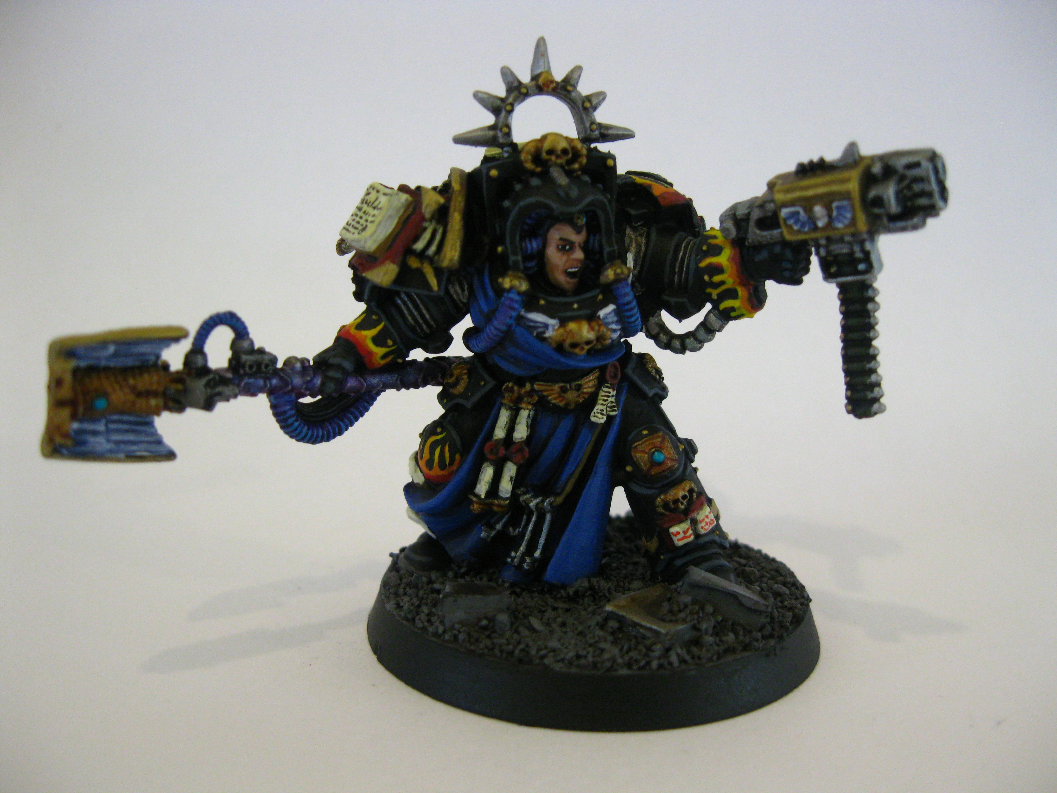 Legion Of The Damned, Libraian, Pro Painted, Space Marines, Terminator Armor, Warhammer 40,000