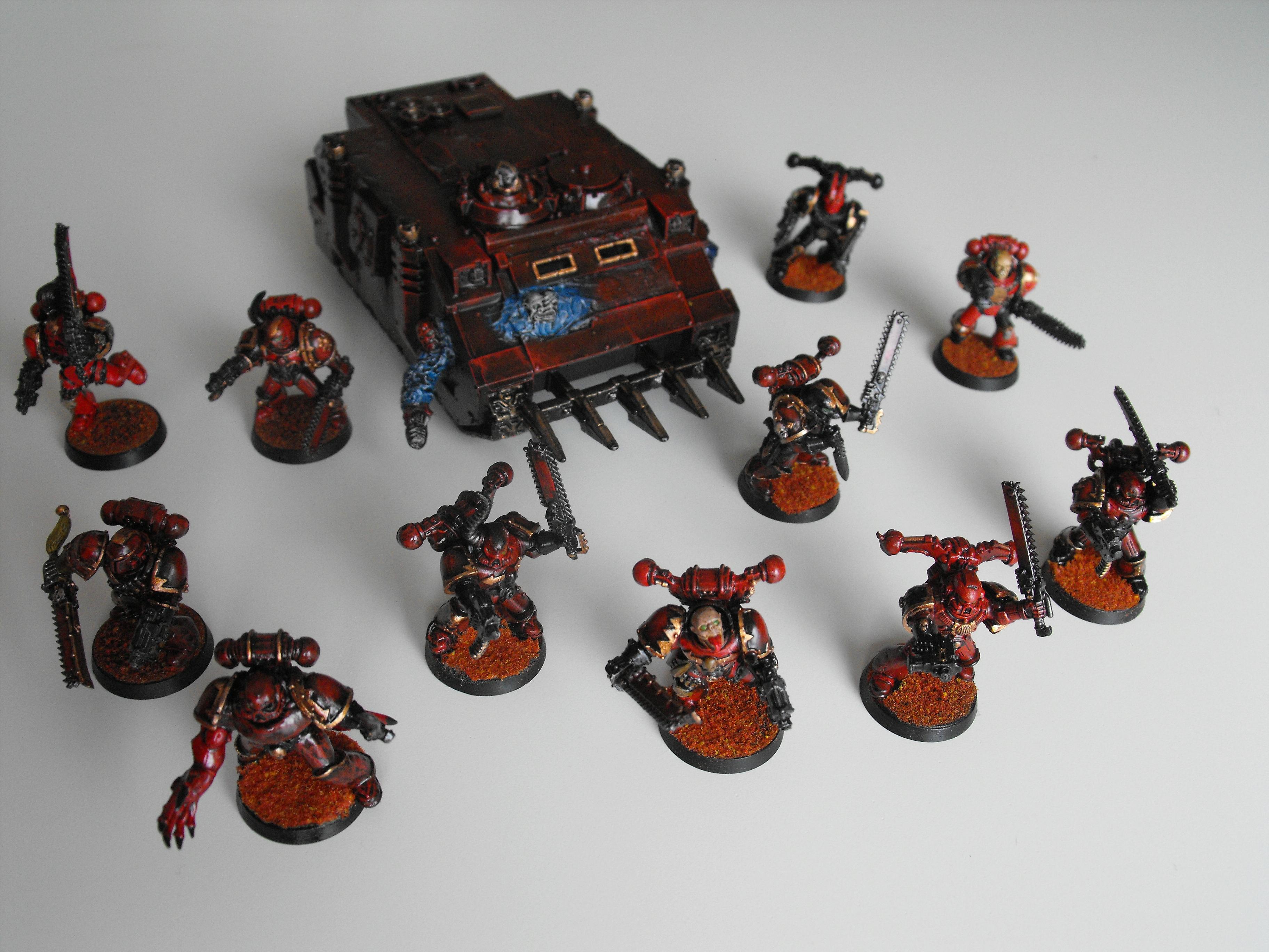 Berserkers, Chaos Space Marines, Rhino