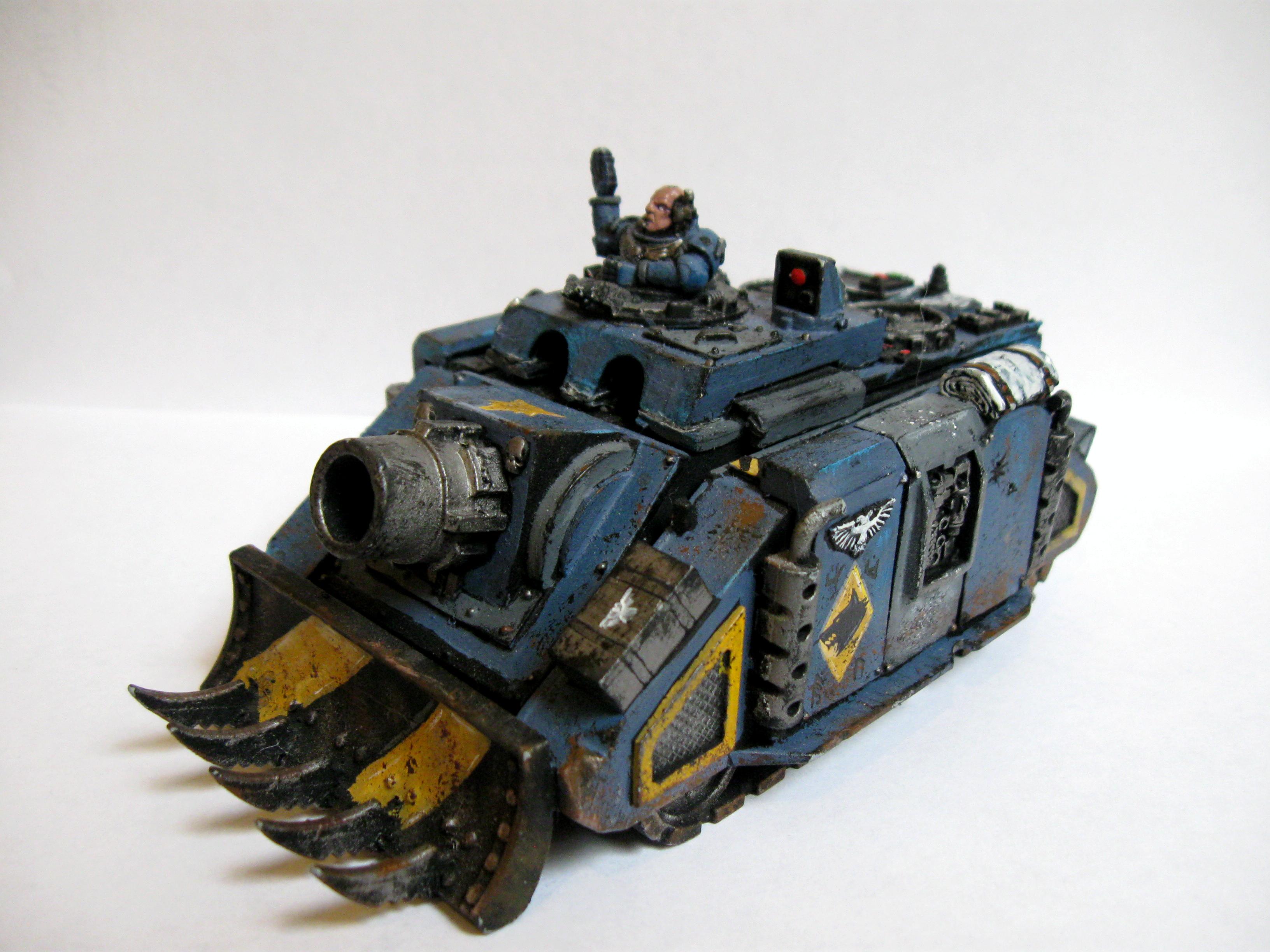 Space Marines, Vindicator, Weathered