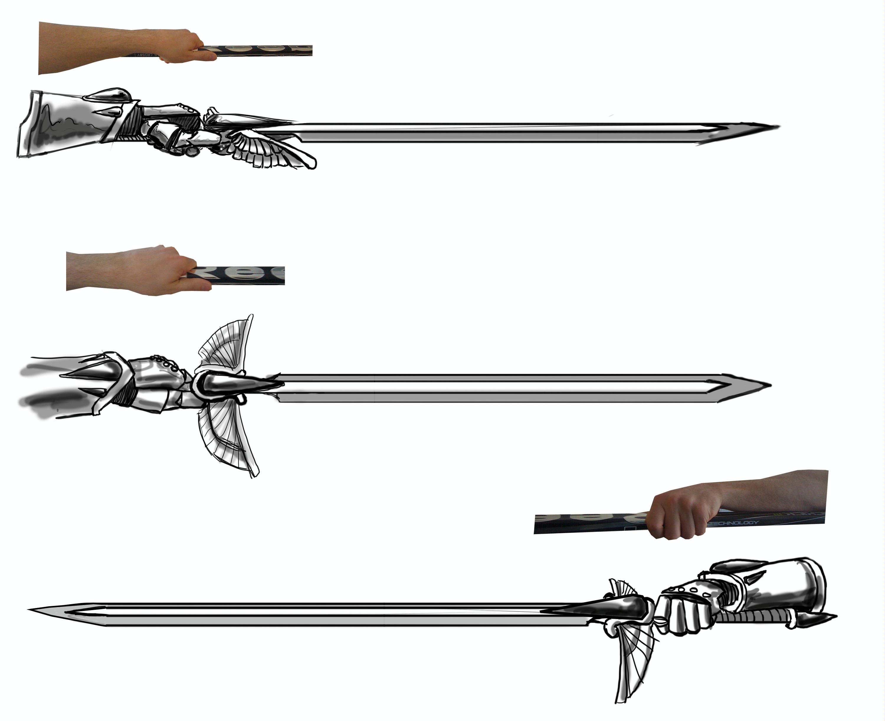 dante sword grip study
