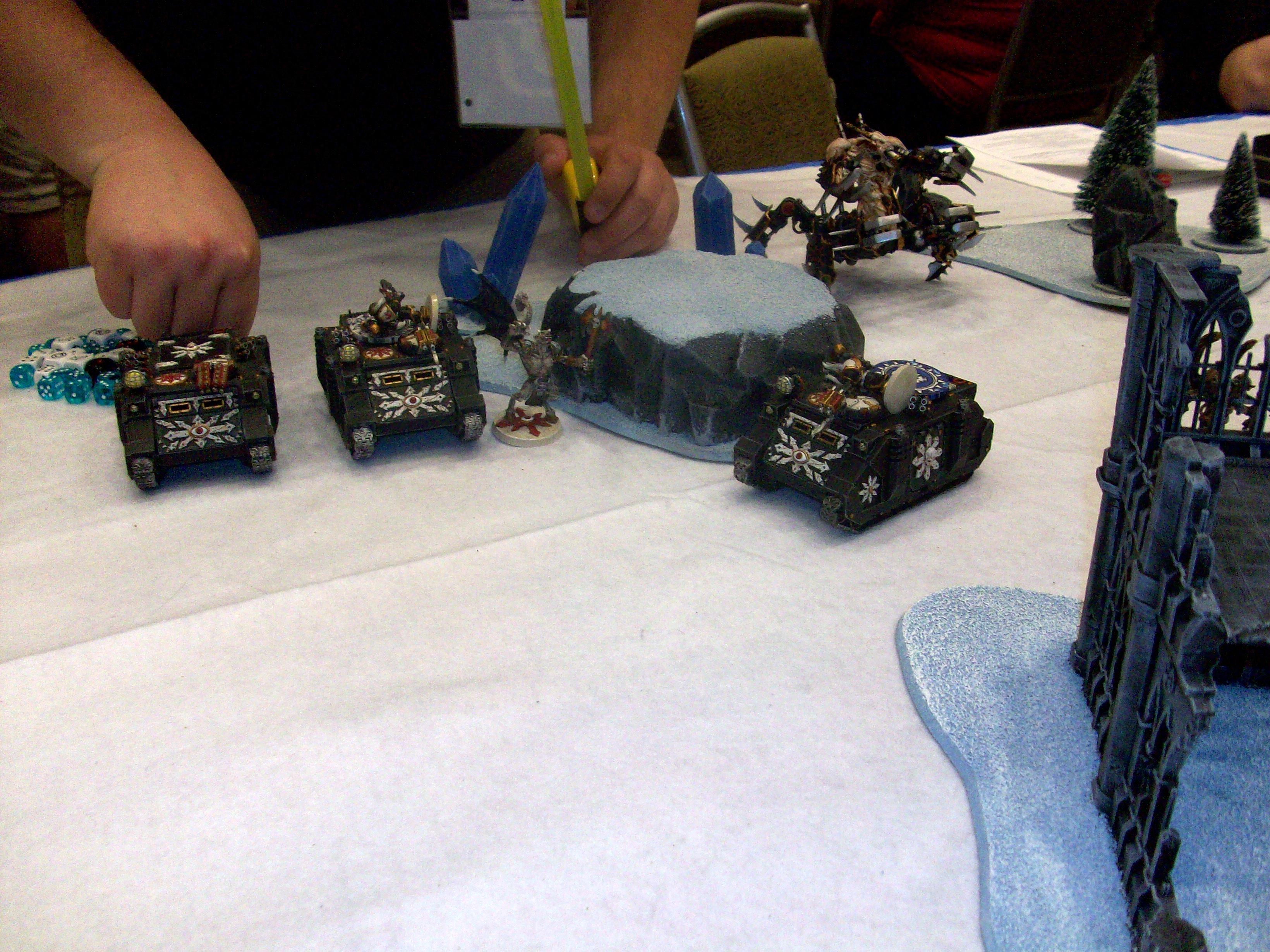 Battle Report, Rhino, Snow, Warhammer 40,000, Winter