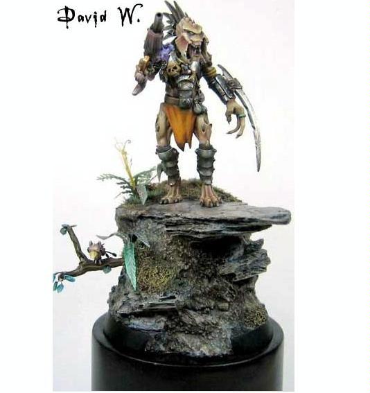 Diorama, Kroot, Predator, Tau, Warhammer 40,000