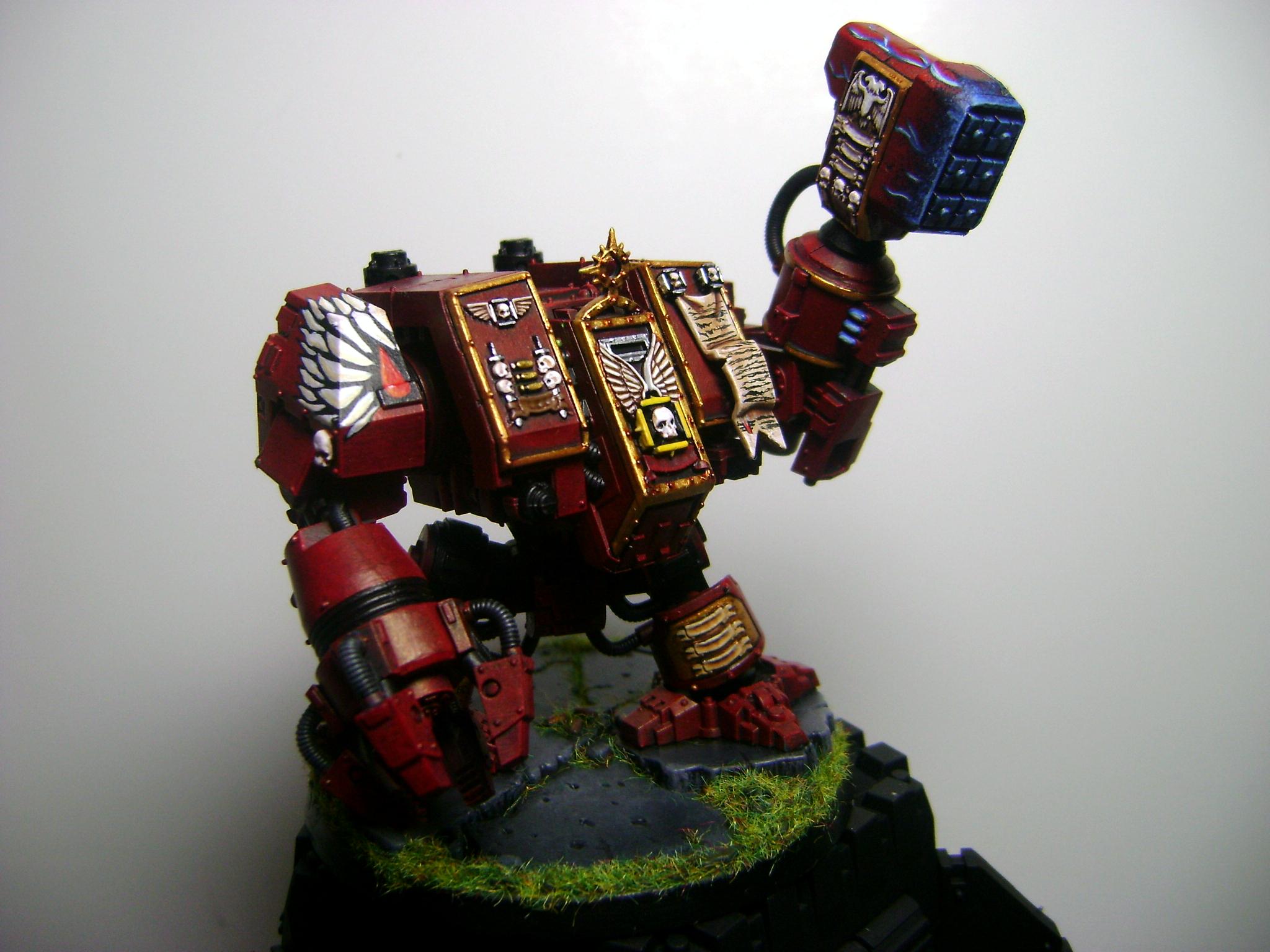 Blood Angels, Dreadnought, Red, Space Marines