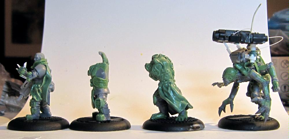 all Genestealer Hybrid Generations, 2nd and 3rd wip