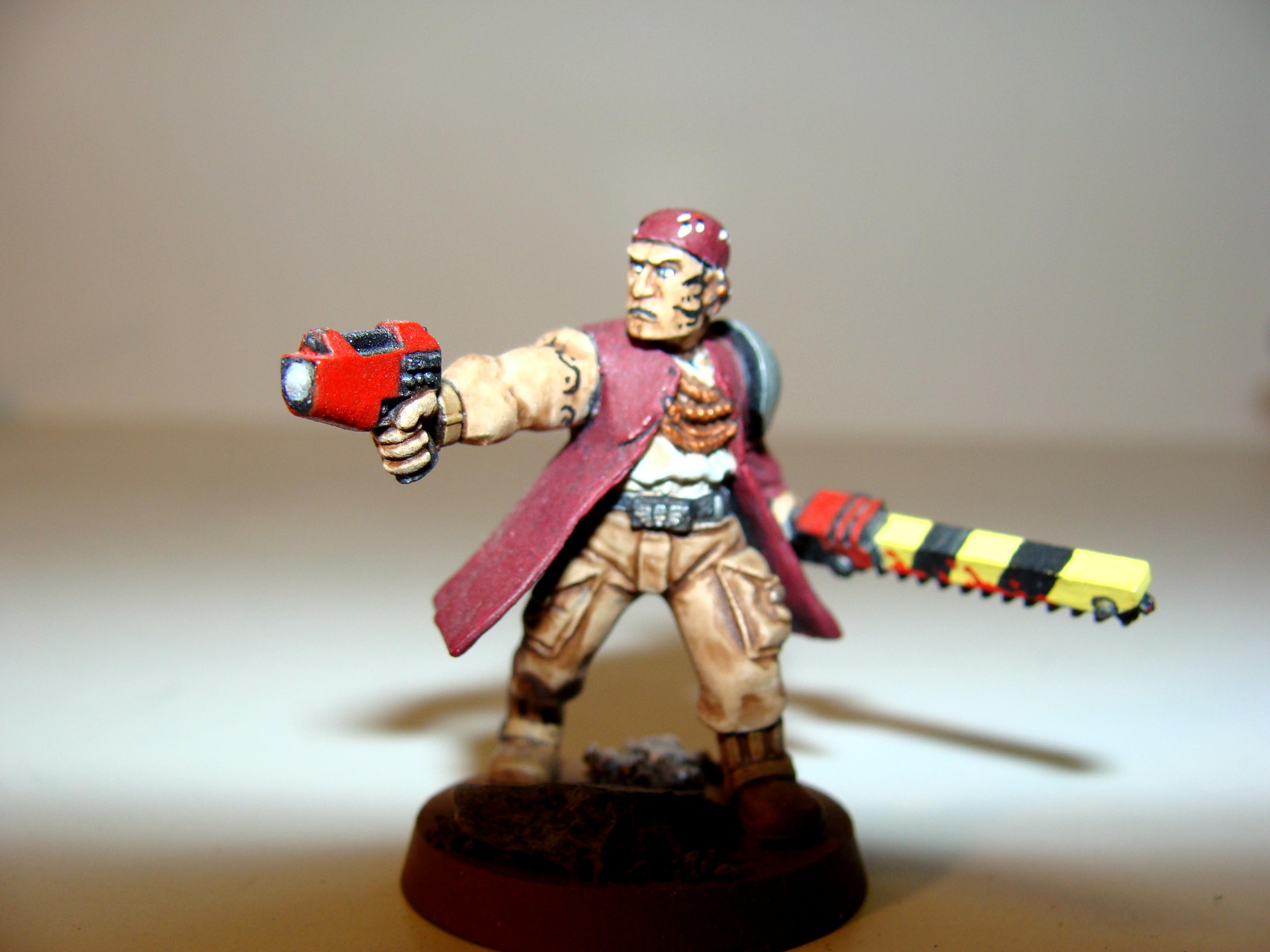 Bounty Hunter, Necromunda, Tattoo
