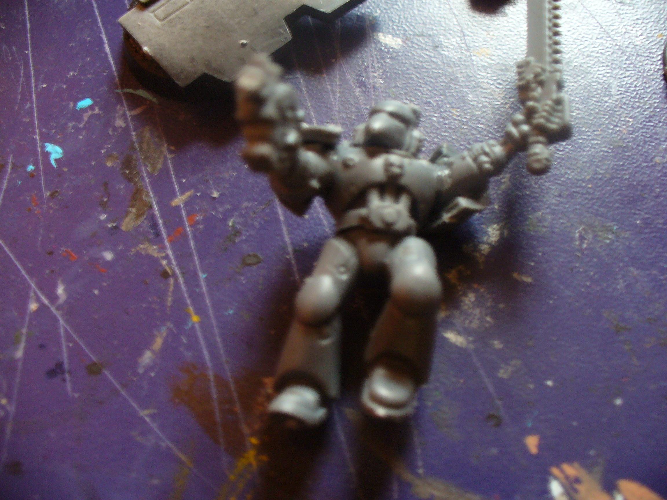 standard bearer, the standard will be back mounted
