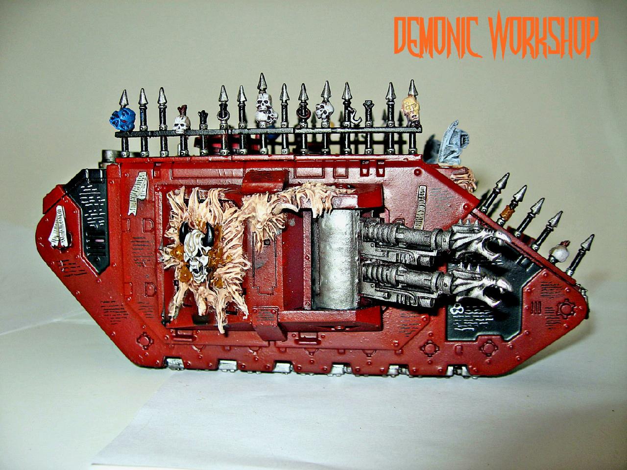 Chaos Space Marines, Khorne Knights, Land Raider, Tank, Warhammer 40,000