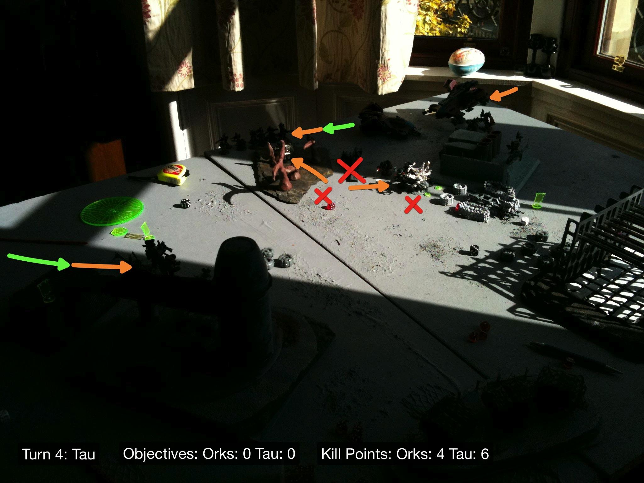 Battle Report, Da Ork Angelz, El Quixo, Orks, Tau