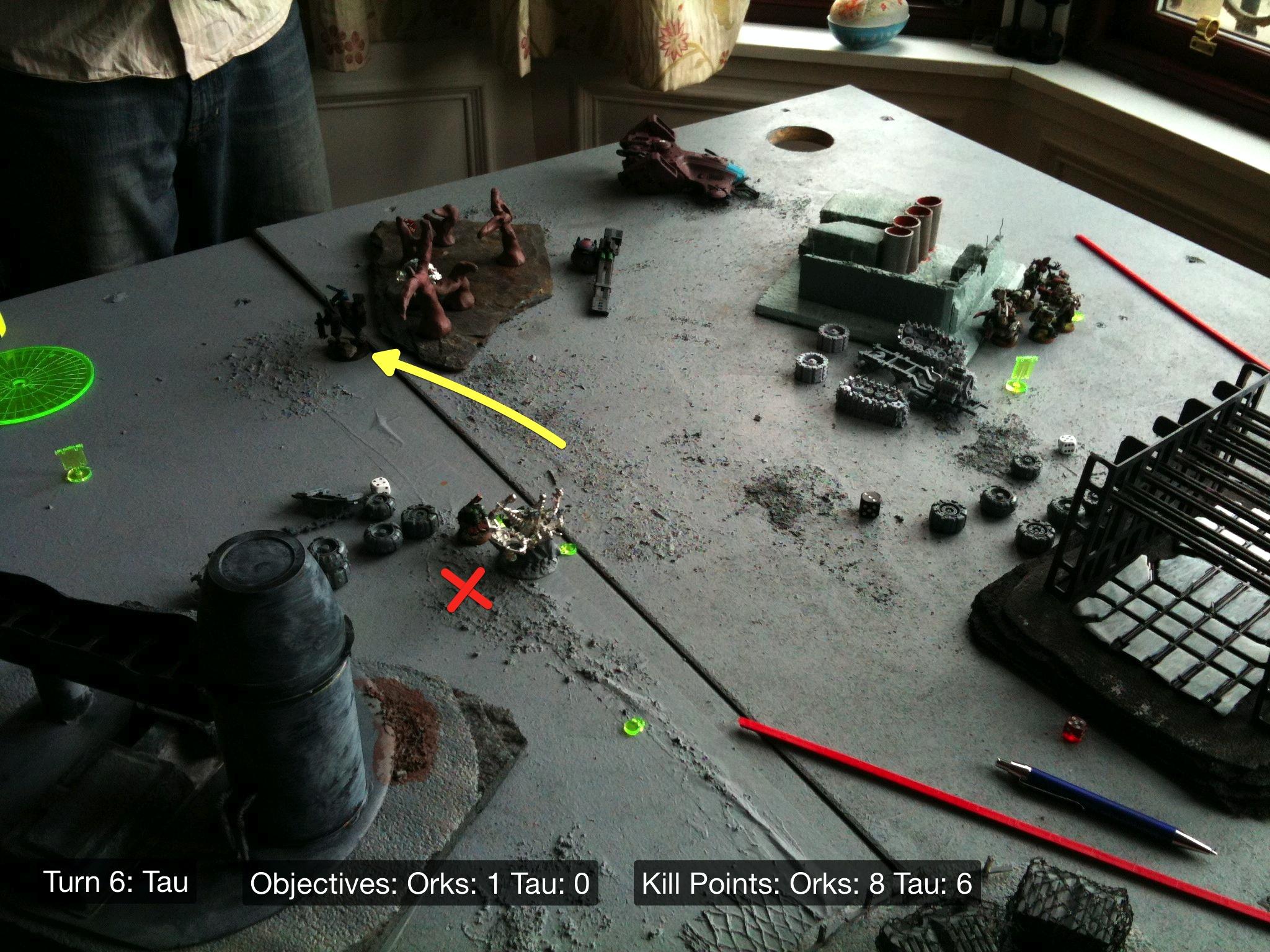 Battle Report, Da Ork Angelz, El Quixo, Orks, Tau