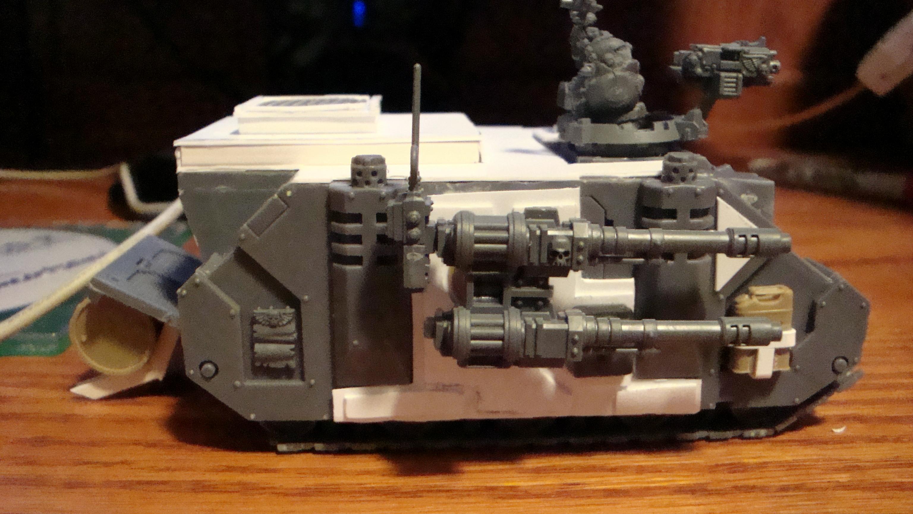 Predator, Space Marines, Warhammer 40,000, Work In Progress