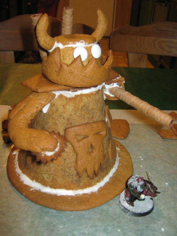 Cool, Gingerbread, Ork Cake, Orks, Stompa