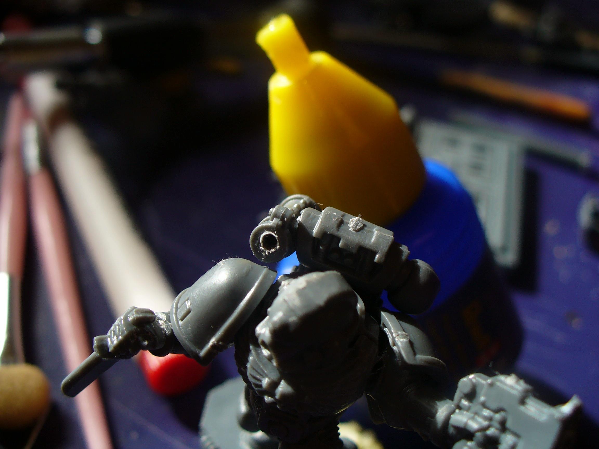 back mounted grende launcher