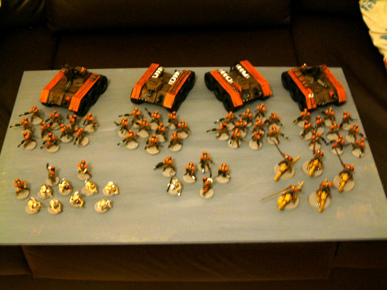 As, Conversion, Counts, Guard, Imperial, Junkers, Legion, Penal, Shotgun, Void