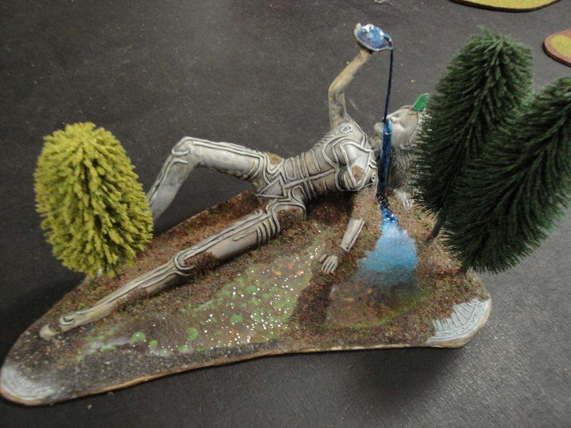 A long forgotten Eldar statue in the woods