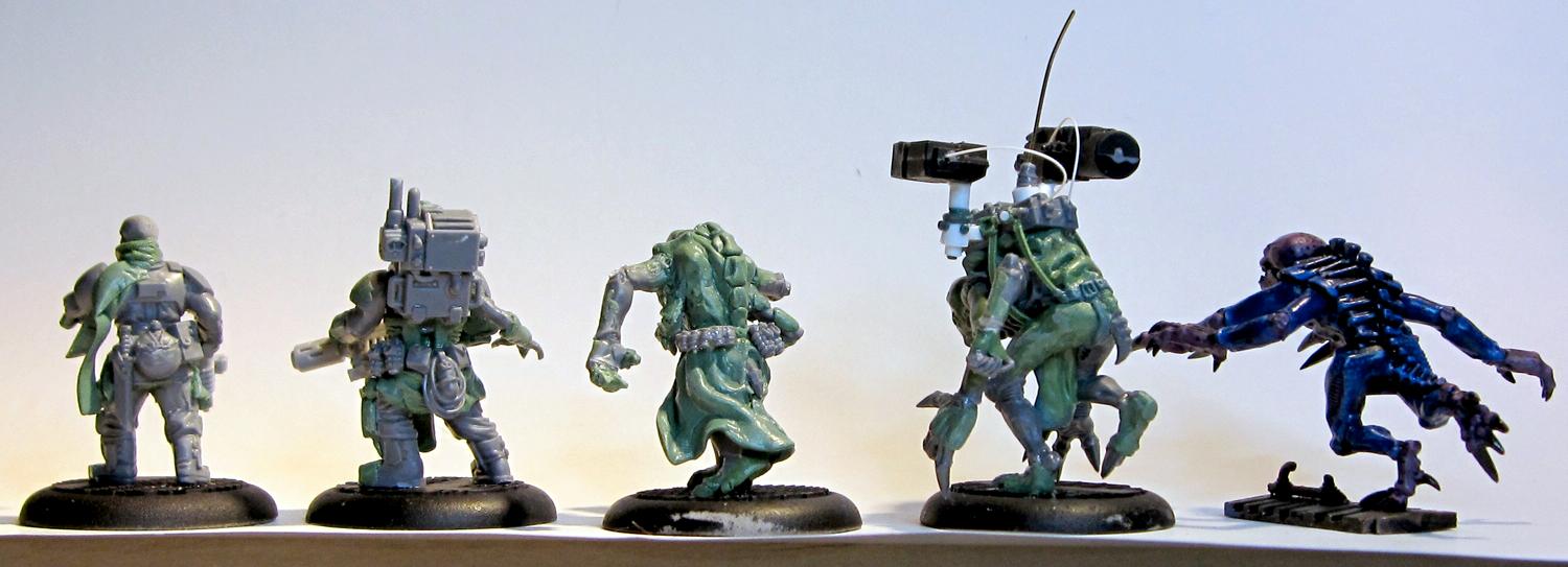 All Genestealer Hybrid Generations sculpts DONE!