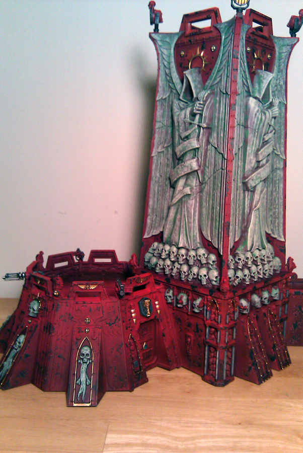Dark Angels, Fortress, Red Marble, Space Marines