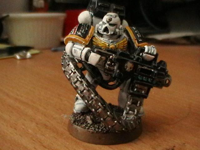 Heavy Bolter, Space Marines, White