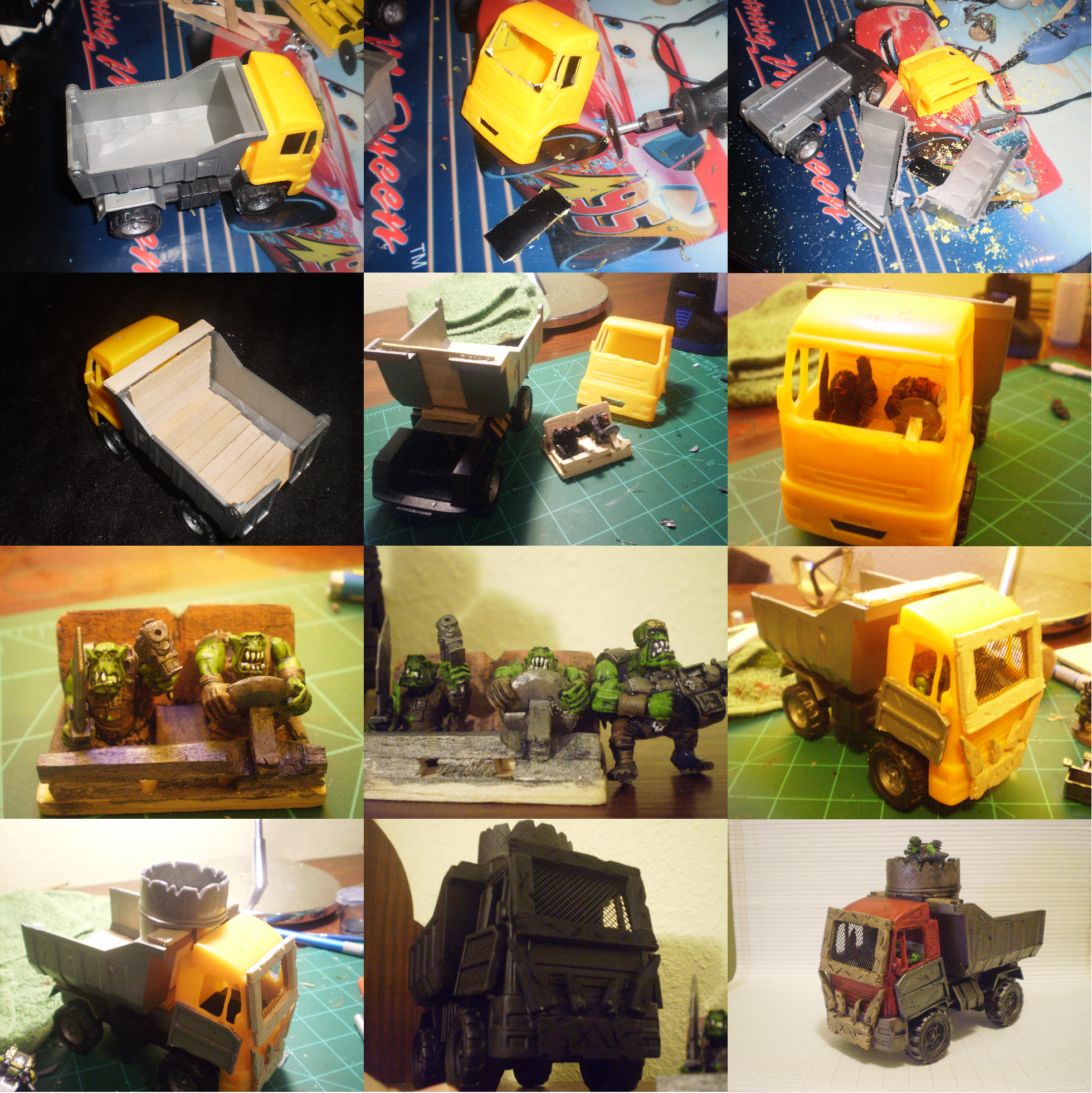 Conversion, Custom, Orks, Scratch Build, Wartrukk