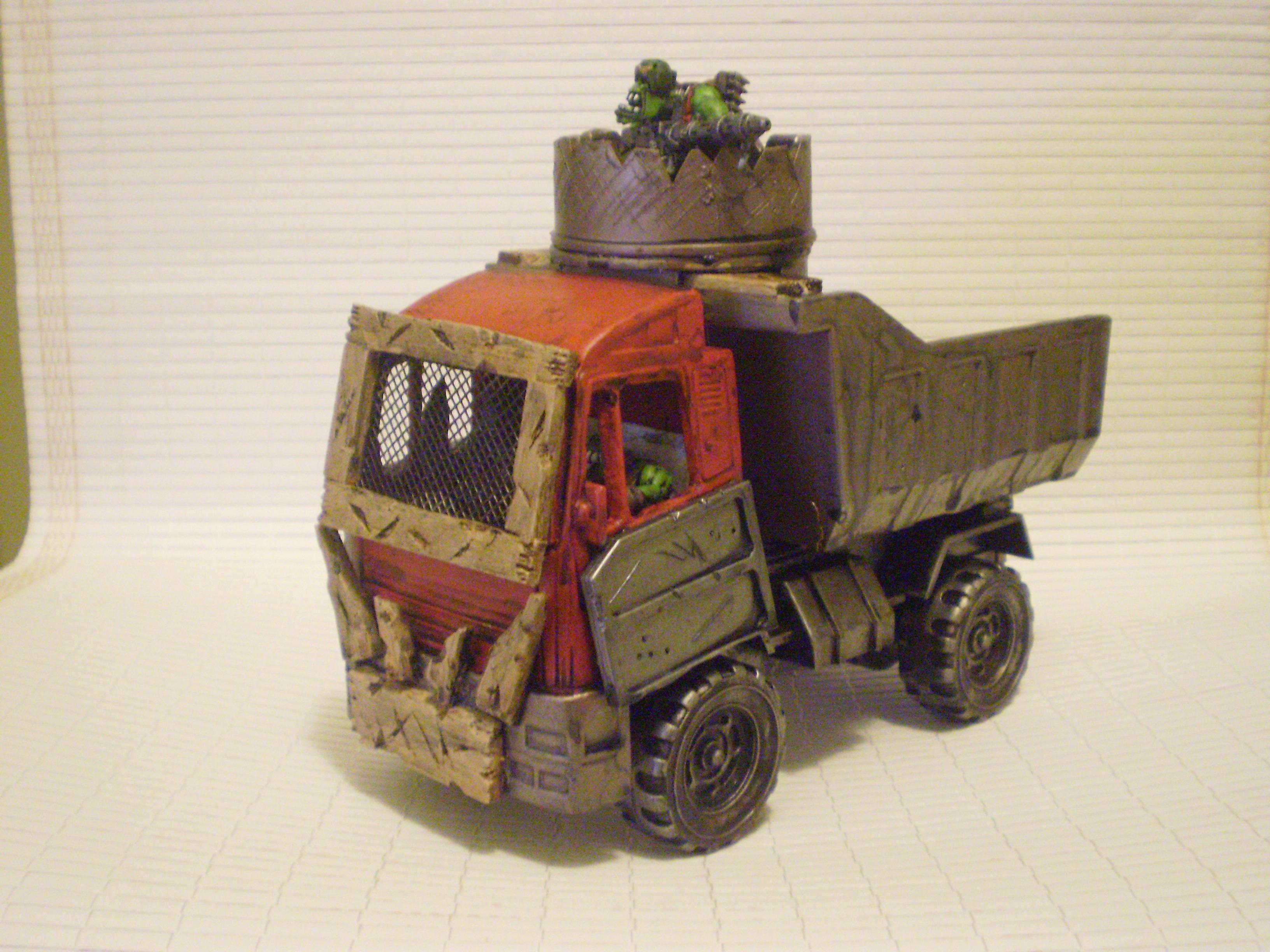 Conversion, Custom, Orks, Scratch Build, Truck, Trukk, Wartrukk