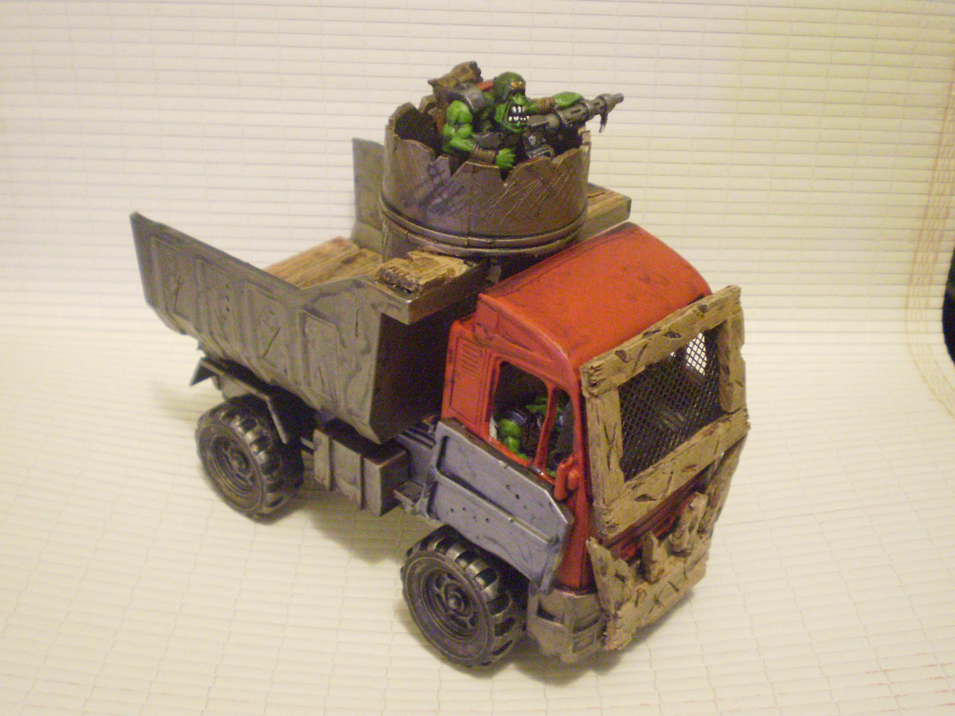 Conversion, Custom, Orks, Scratch Build, Wartrukk
