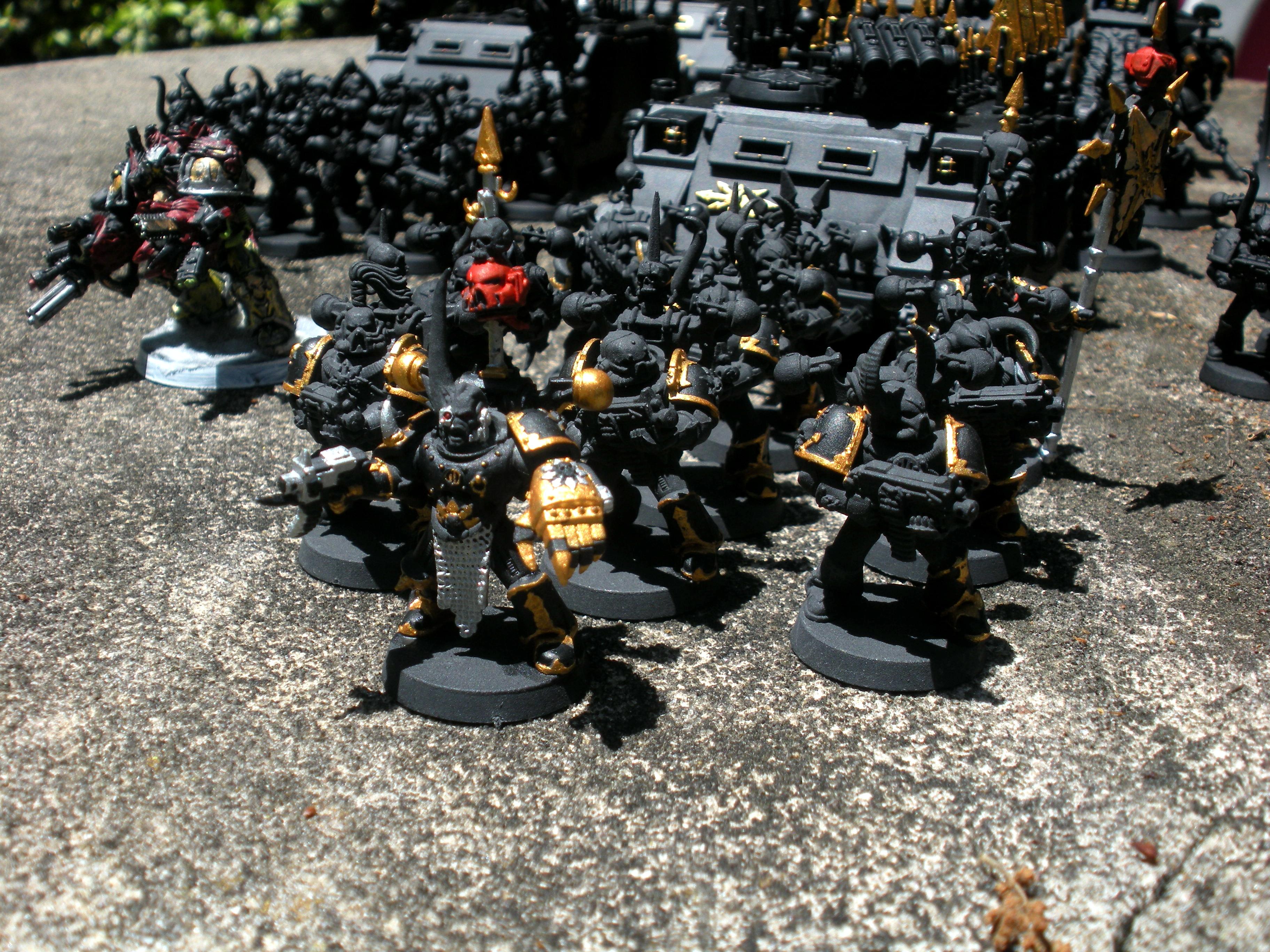 Army, Black Legion, Chaos - Chaos Space Marine squad IV - Gallery ...