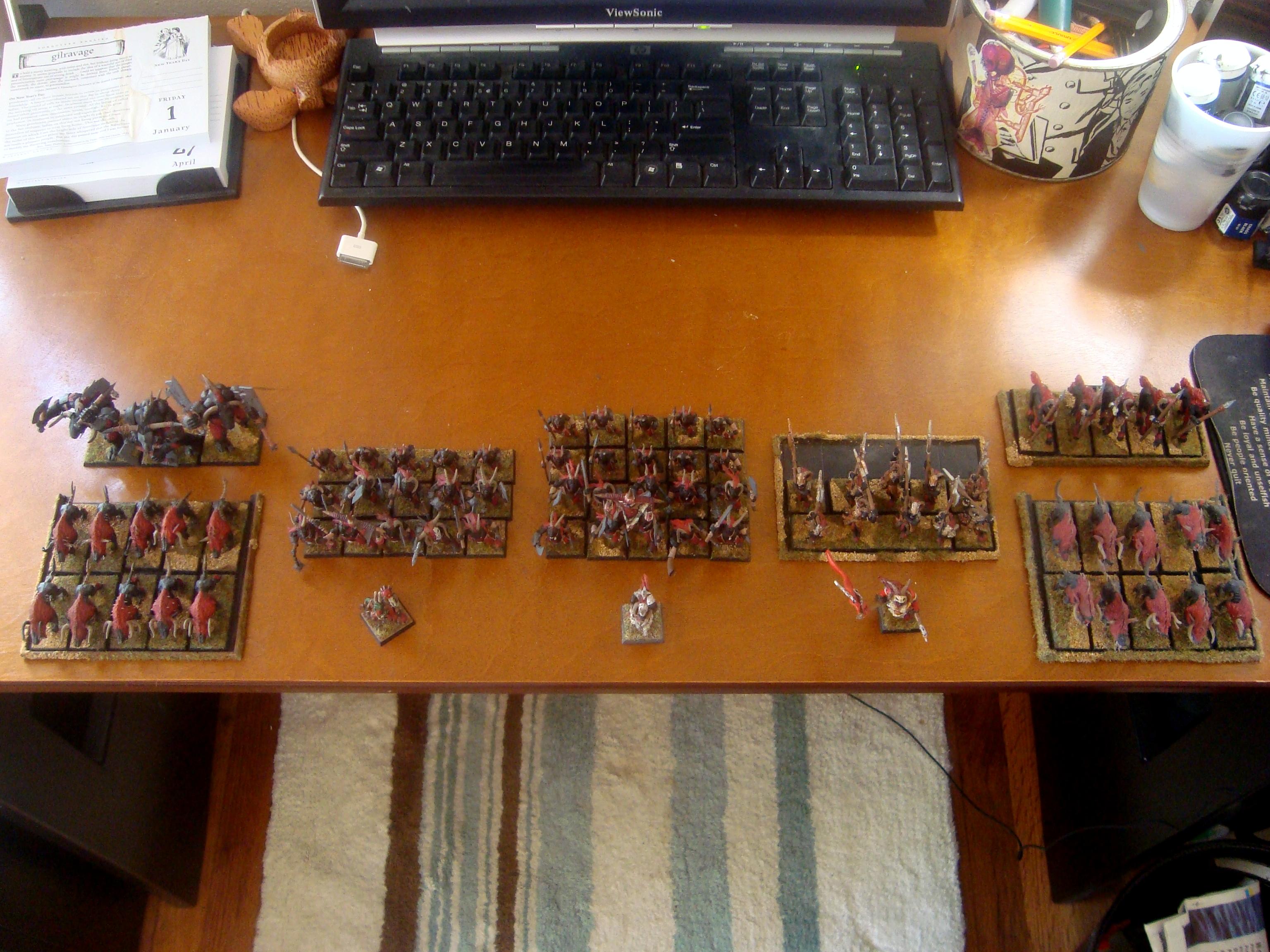 Beastmen, Whole army overhead