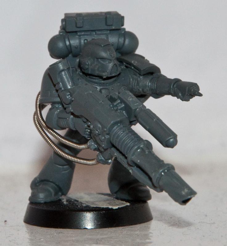 Basic Kit-Bash Sternguard with a Lascannon