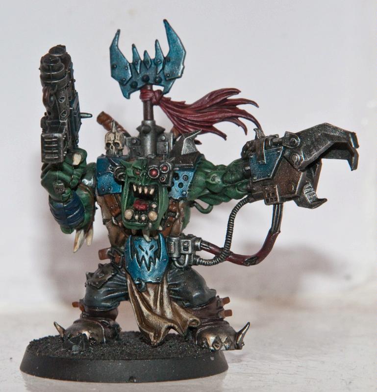 Ork Warboss, nearly finished