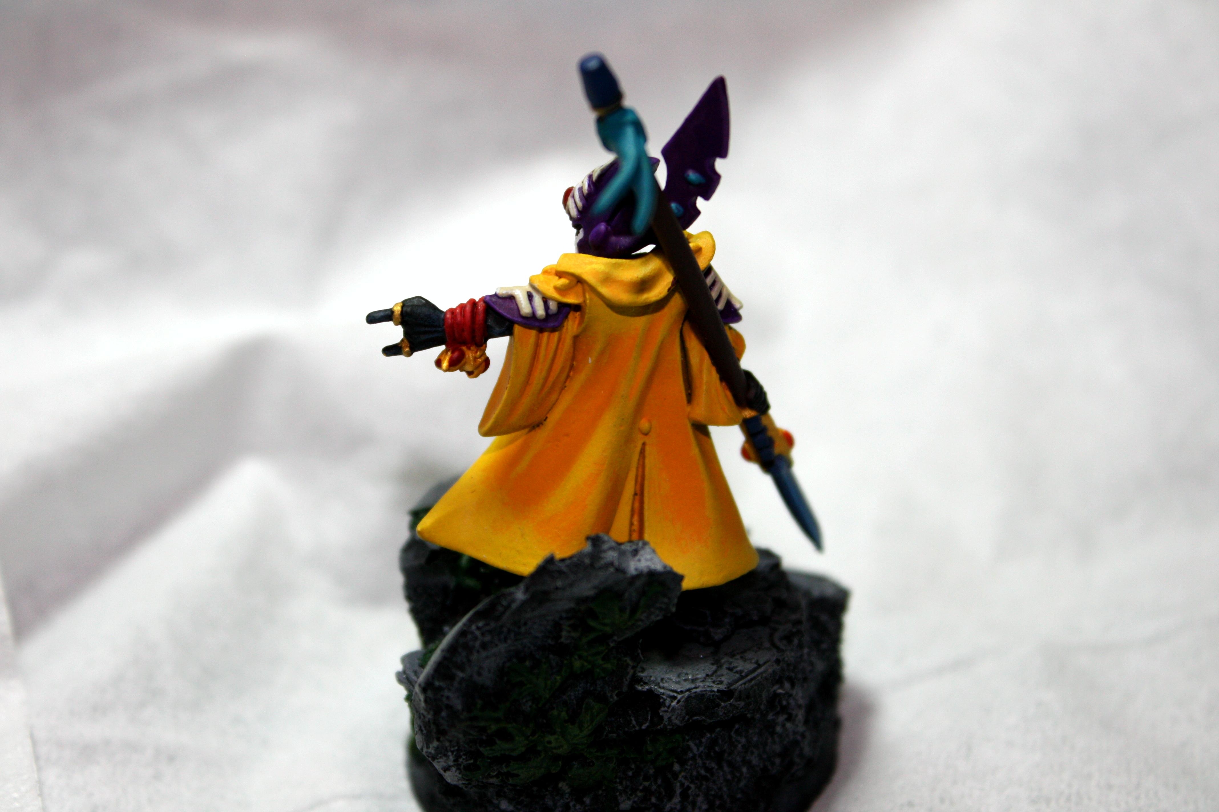 Air-brush, Eldar, Farseer, Warhammer 40,000