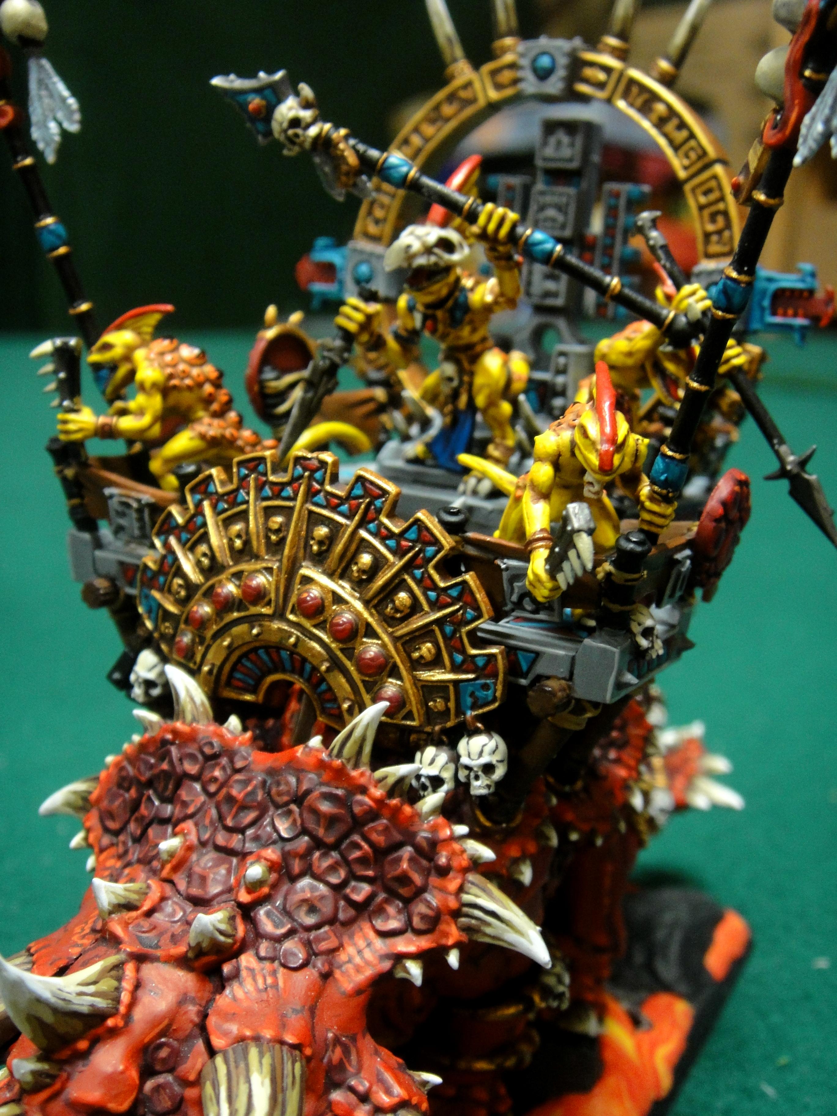 Awesome, Engine Of The Gods, Lizardmen, Skinks, Warhammer Fantasy