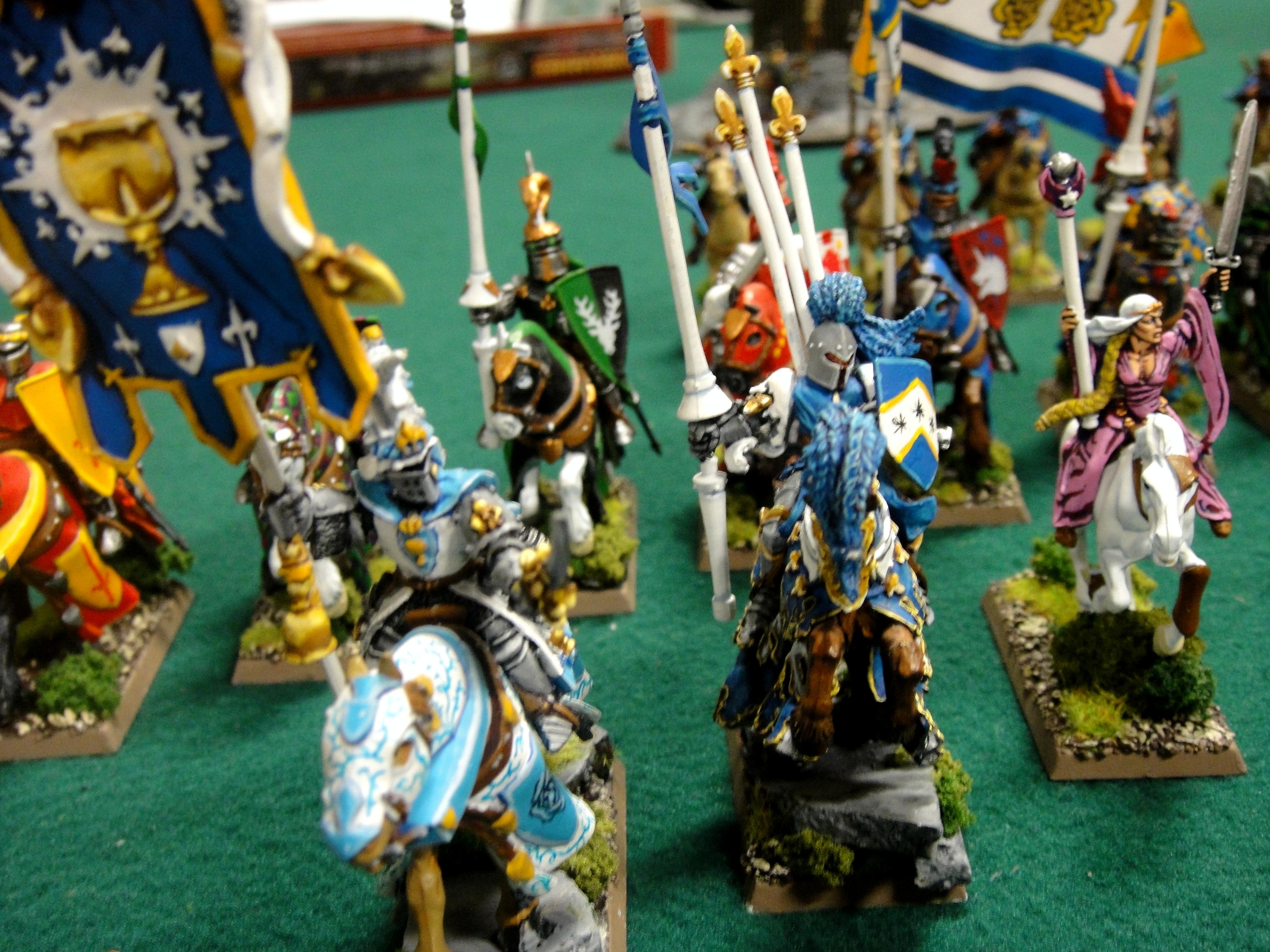 Banner, Bretonnians, Damsel, Knights, Lord, Standard Bearer, Warhammer Fantasy