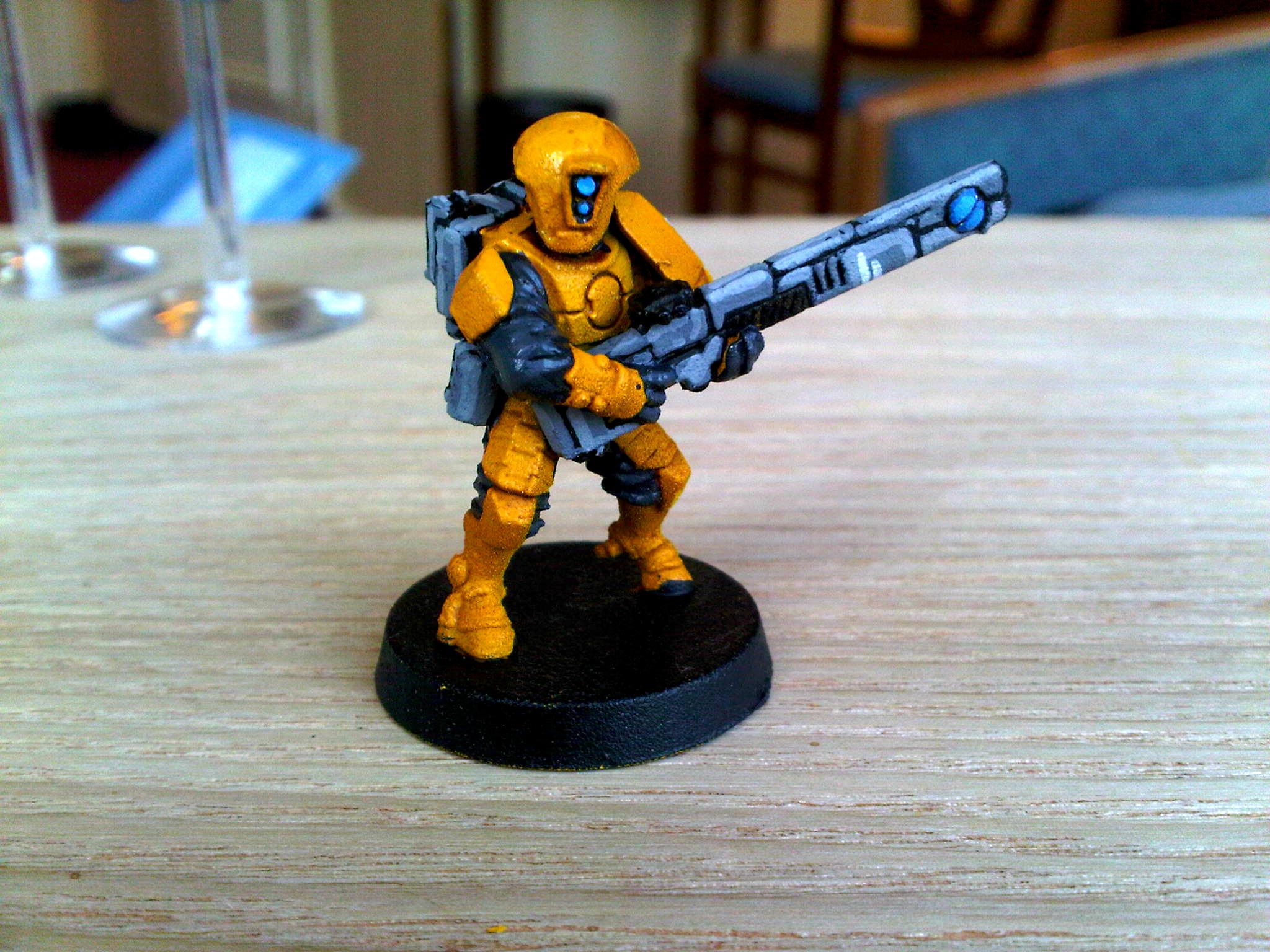 Bright, Fire Warriors, Tau, Yellow