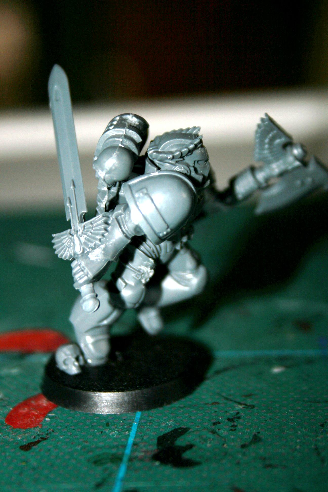 Headquarters, Honour Guard, Sanguinary Guard, Space Marines, Work In Progress