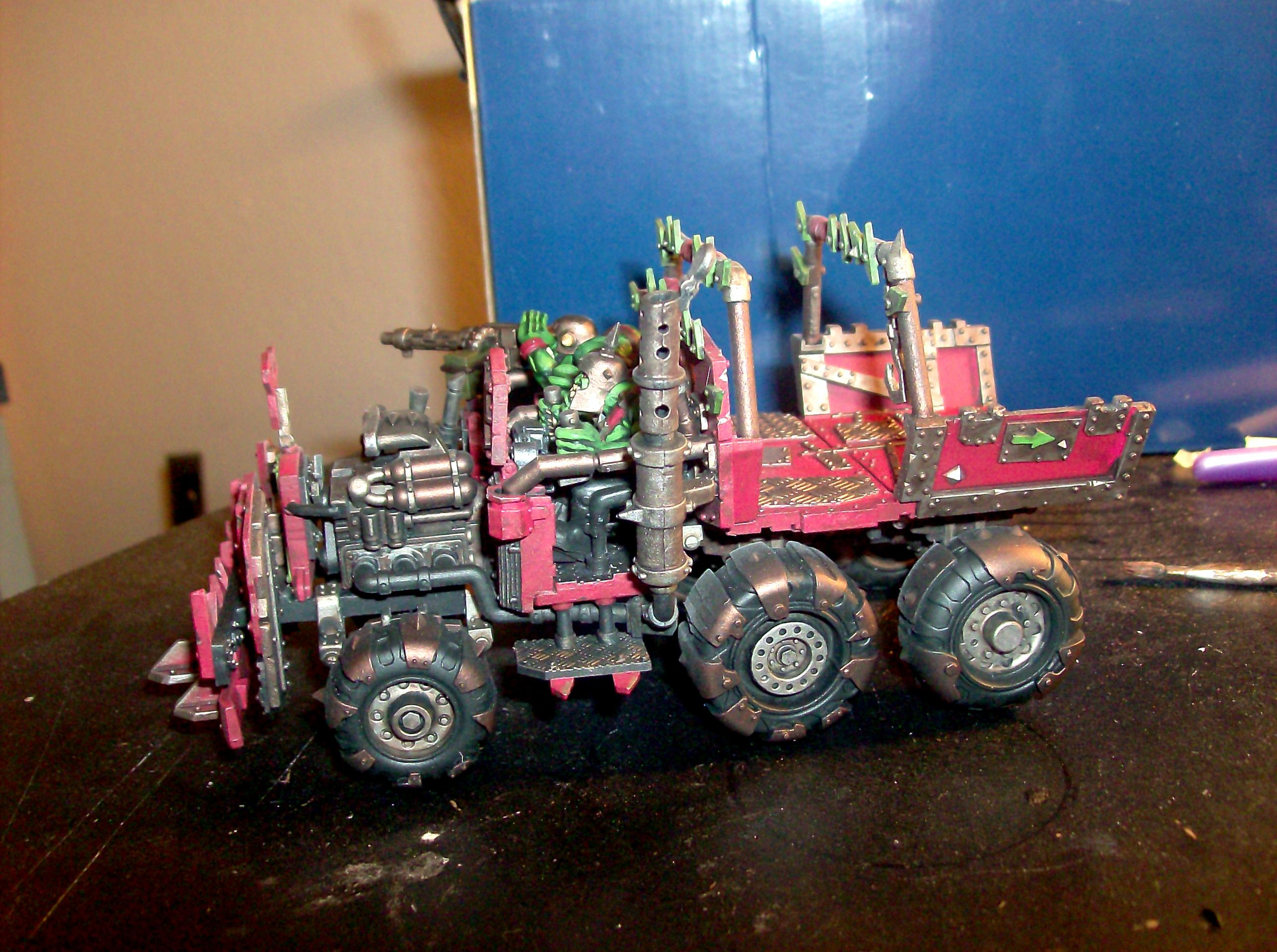 Ork Trukk, Orks, red trukk